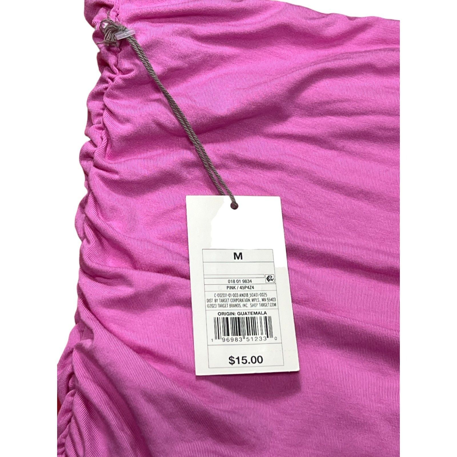 Other A New Day - Women's Slim Fit Ruched Tube Top Pink - XXS Size ONE SIZE - 9 Thumbnail