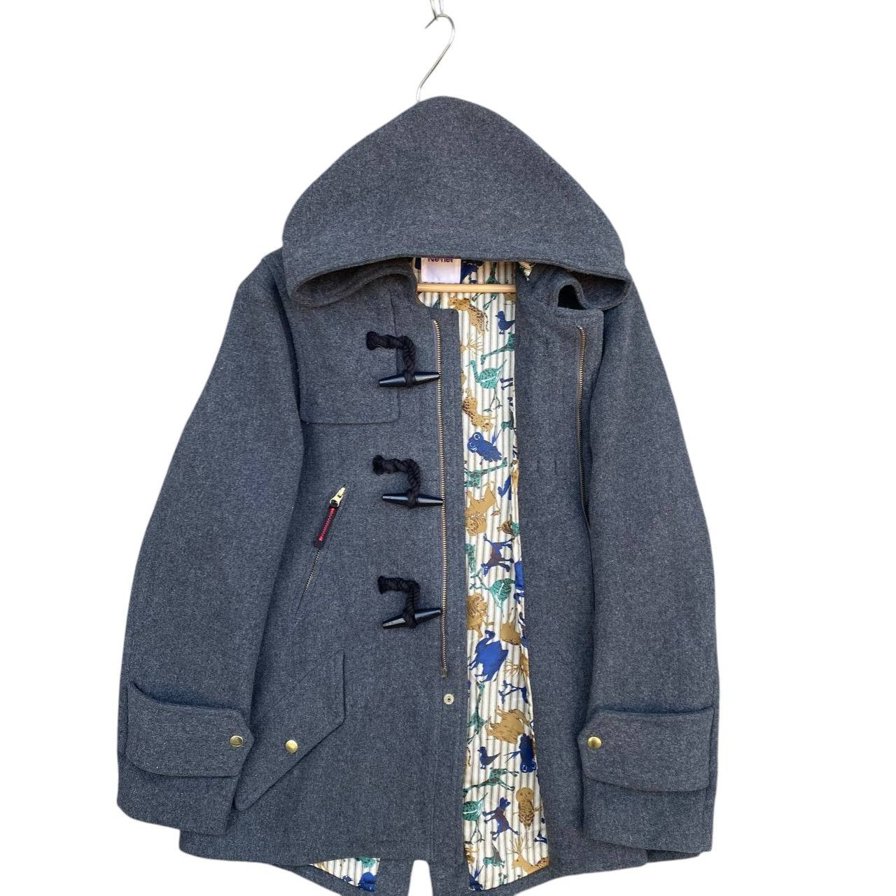 Ne-Net Né-net Issey Miyake Japan Designer Wool Toggle Duffle Coat Size US M / EU 48-50 / 2 - 7 Thumbnail