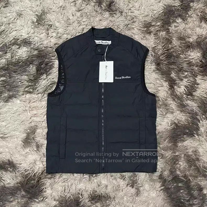 Acne Studios Acne Studios Black&White Chunky Sweater Vest | Grailed