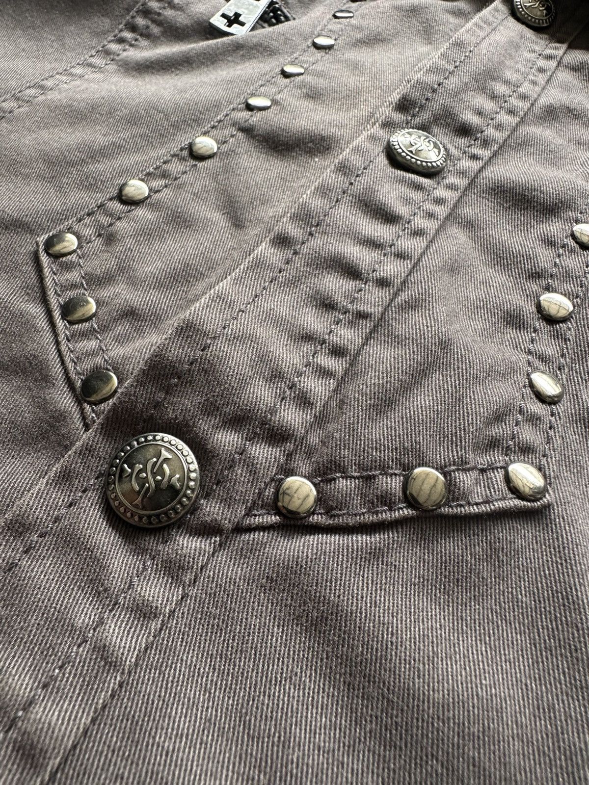 BERNINGS SHO 00's BATSU STUDIO studded zipper shirt Size US M / EU 48-50 / 2 - 20 Thumbnail
