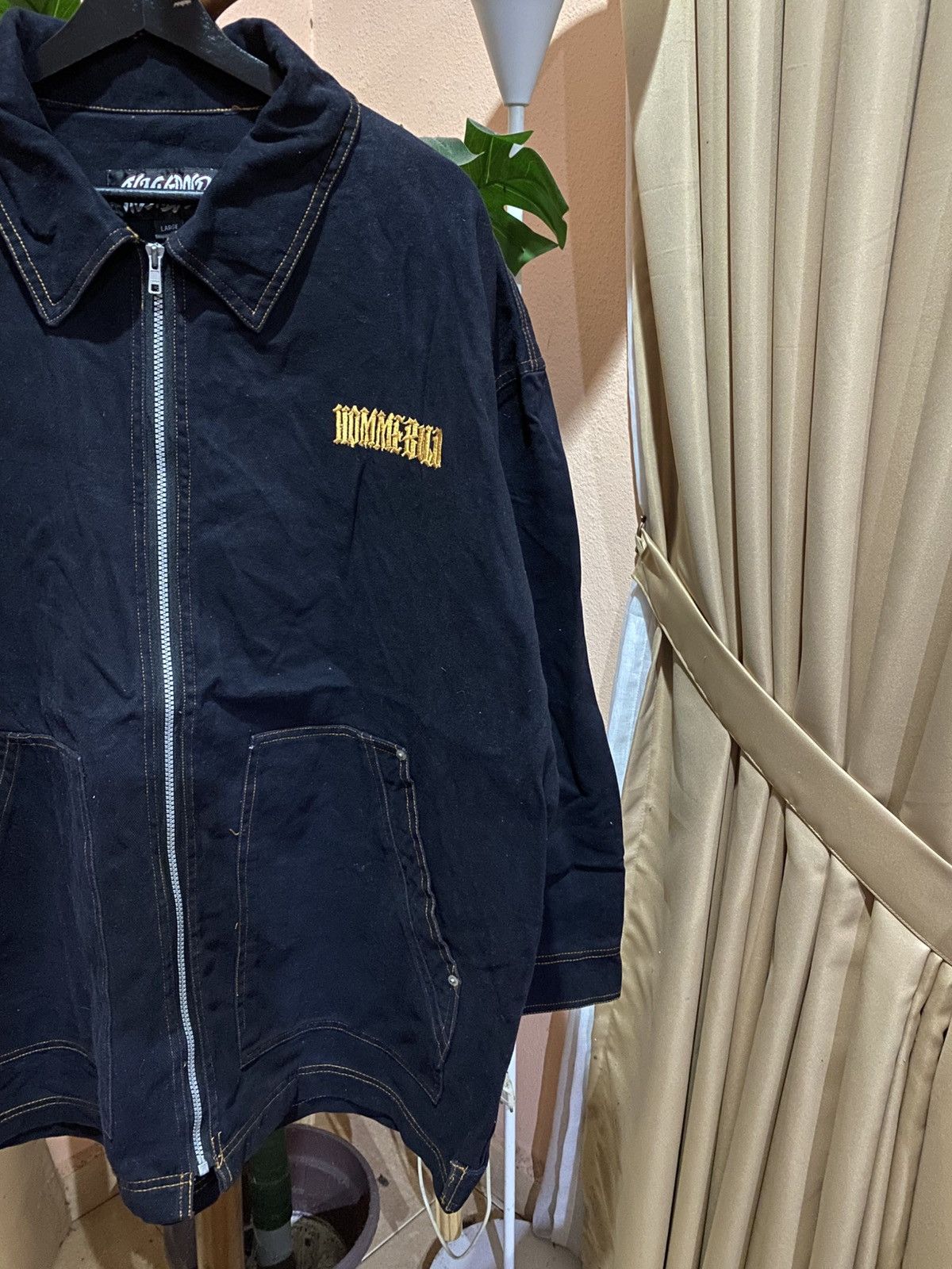 Vintage Vintage HOMMEBOLD Black Canvas Work Jacket – Japan Made Size US L / EU 52-54 / 3 - 6 Thumbnail