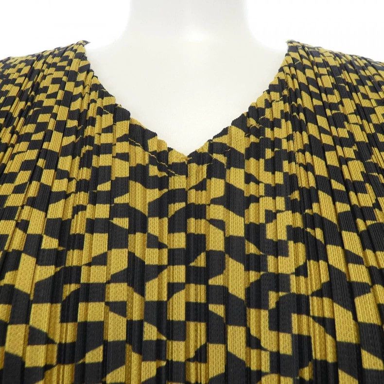 Issey Miyake Issey Miyake Printed pleated top Size L / US 10 / IT 46 - 3 Thumbnail