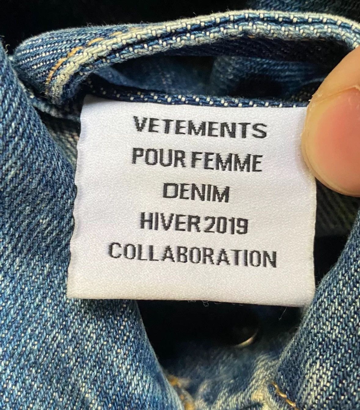Vetements Vetements 18aw Totem Deconstruction Patchwork Denim Jacket Size US XS / EU 42 / 0 - 7 Thumbnail