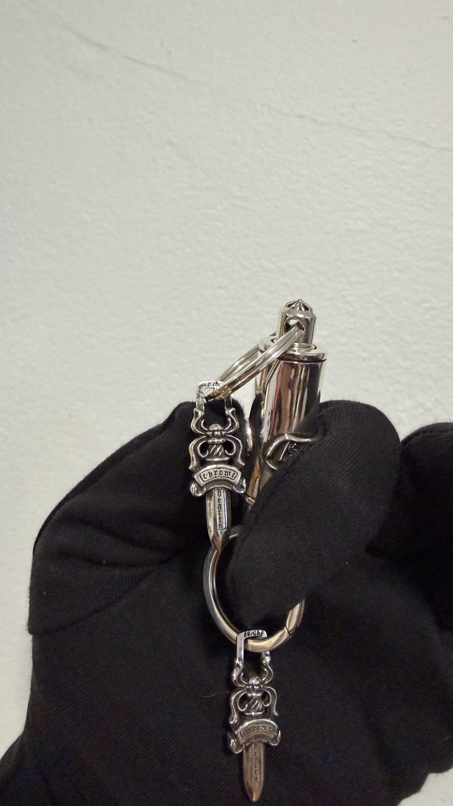 Chrome Hearts Chrome Hearts Valet Keychain Double Dagger Size ONE SIZE - 11 Thumbnail