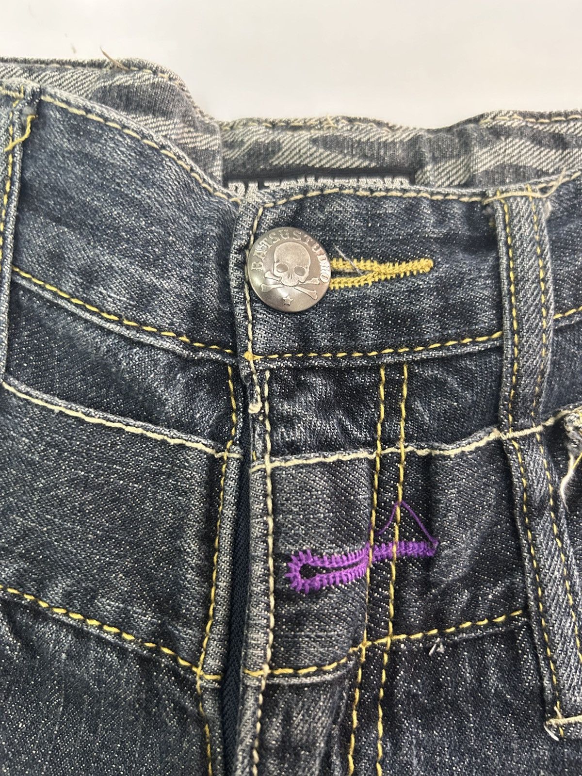 Japanese Brand × Vintage 💥Vintage Japanese Denim Distressed Punk Style Jeans Size US 28 / EU 44 - 14 Thumbnail