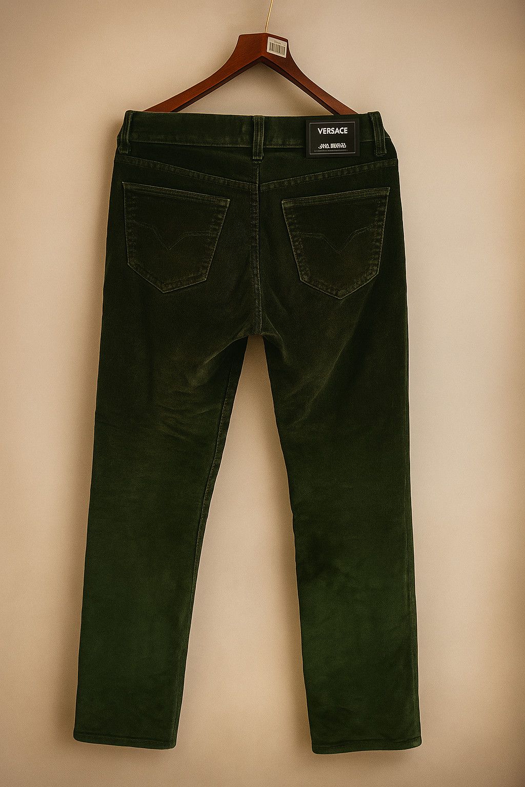 Versace Jeans Couture Vintage Versace Jeans Couture green corduroy Italian Made Size US 32 / EU 48 - 1 Thumbnail
