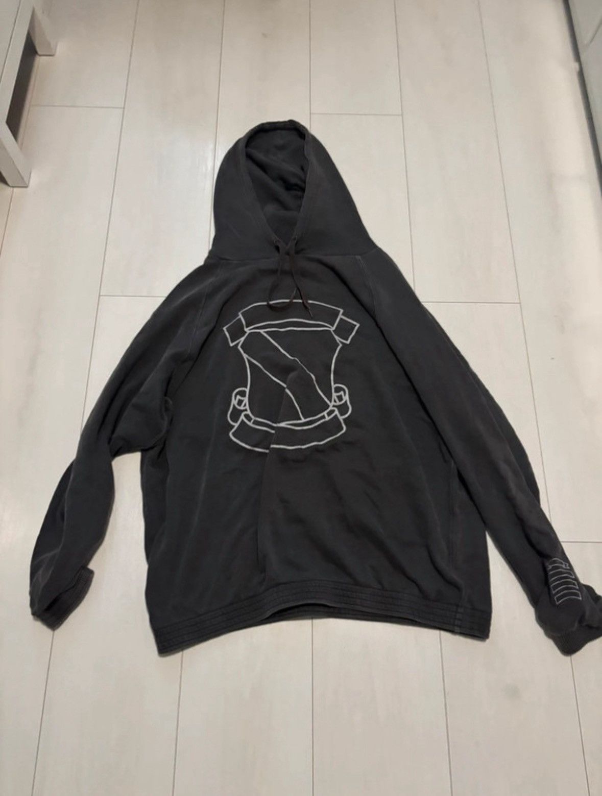 トップス number(n)ine aw01 emblem hoodie size2 Number (N)ine AW01 shield emblem hoodie | Barhaine Archive