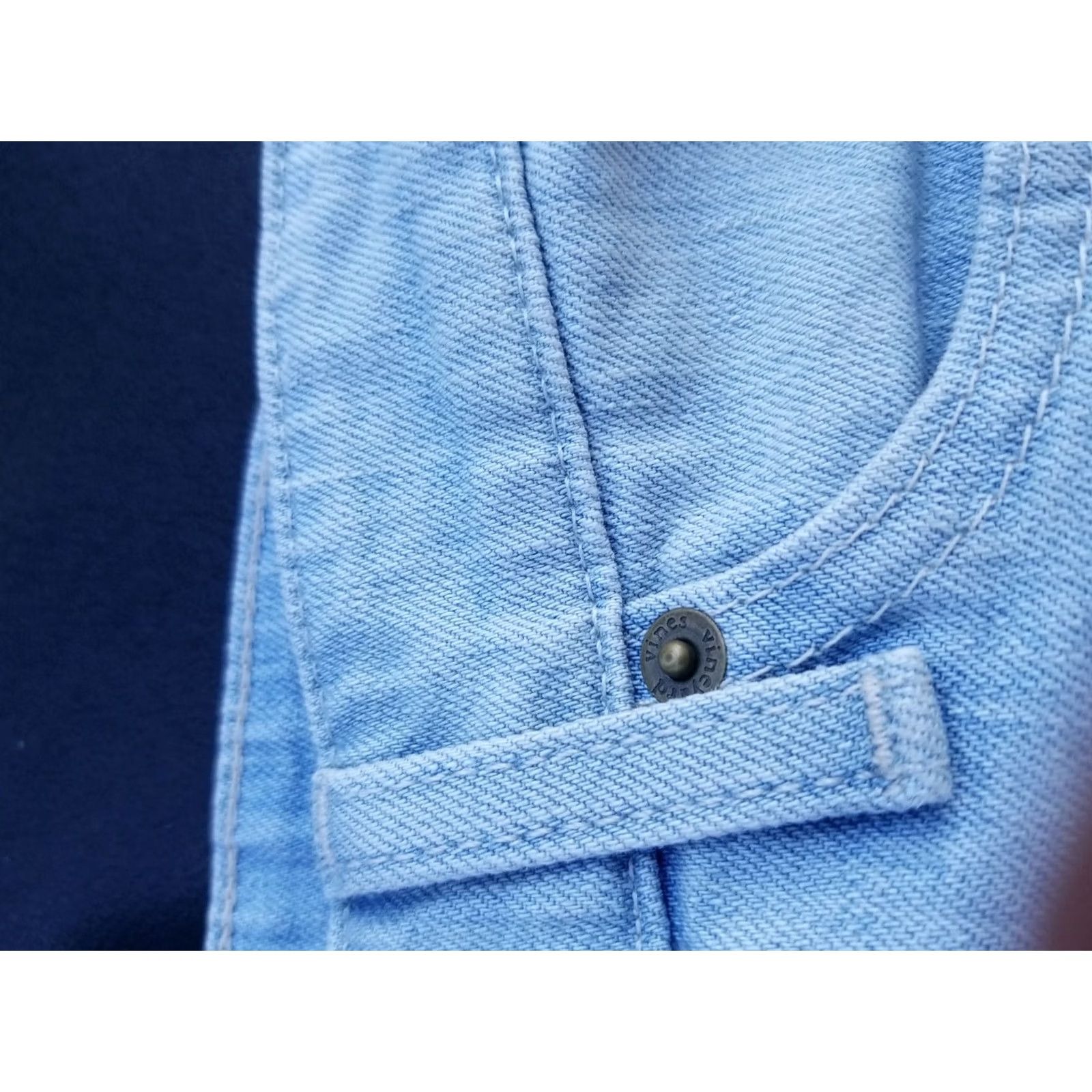 Vineyard Vines Vineyard Vines Denim Short Womens 00 Blue Cuffed Stretch Size 24" / US 00 / IT 34 - 2 Thumbnail