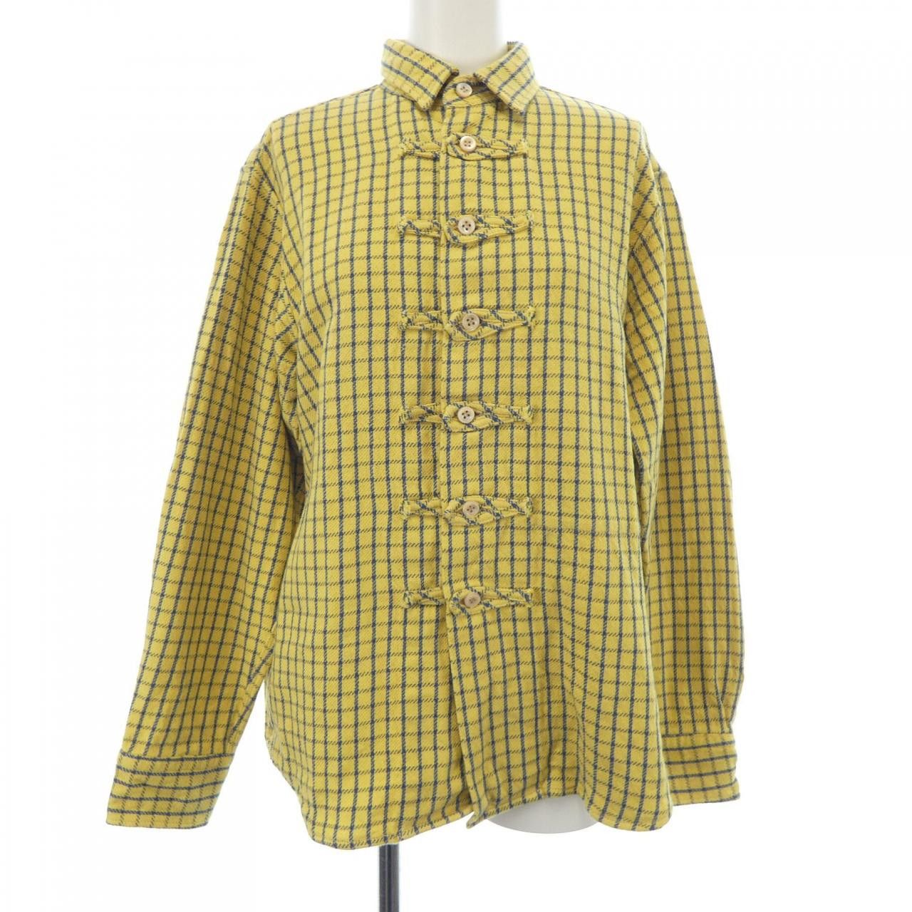 Other Other 45RPM Check Shirt Cotton Tops DUTY FREE for USA Size ONE SIZE - 1 Thumbnail