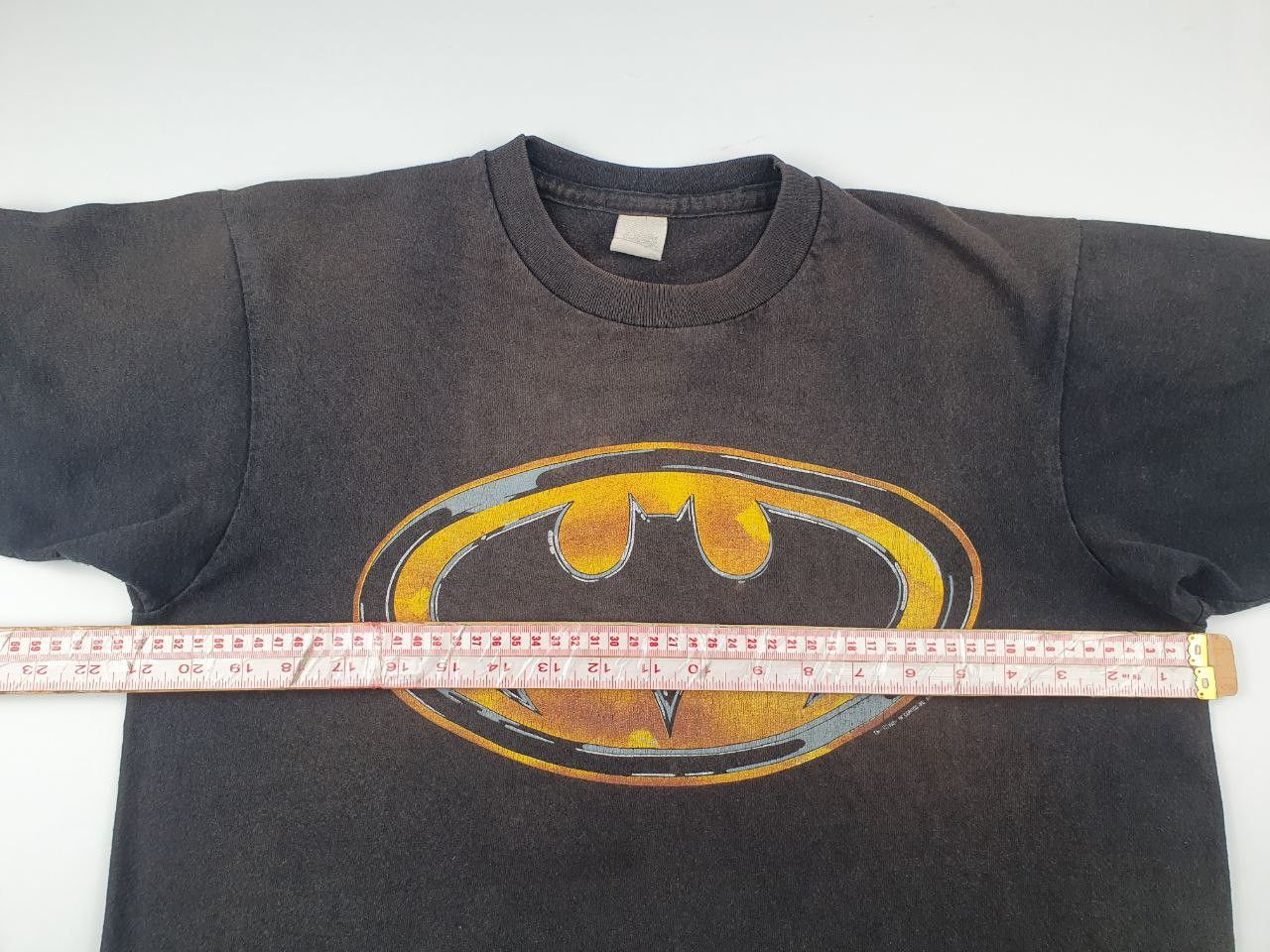 DC Comics × Vintage Vintage 1989 Batman Logo T-Shirt Size US L / EU 52-54 / 3 - 13 Thumbnail