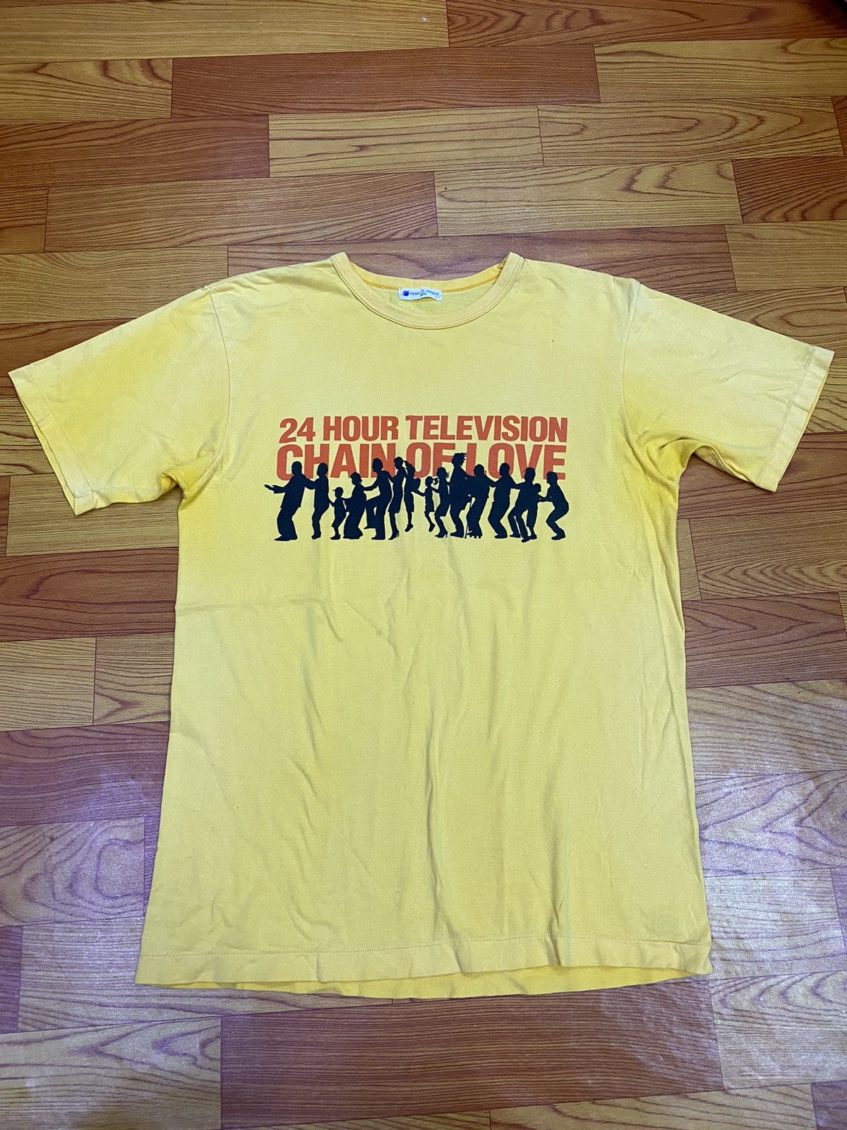Japanese Brand × Takashi Murakami × Vintage Vintage 24 Hour Television Tee Size US M / EU 48-50 / 2 - 1 Thumbnail