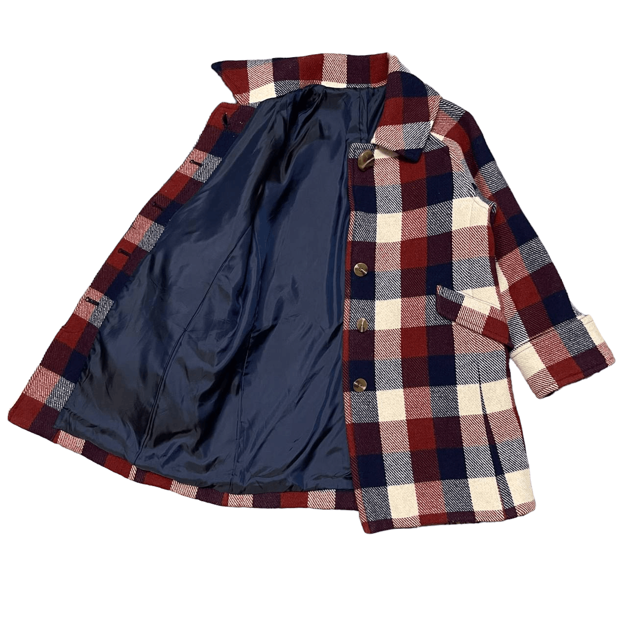 Hysteric Glamour Vintage Hysteric Glamour Plaid Wool Coat Size M / US 6-8 / IT 42-44 - 6 Thumbnail