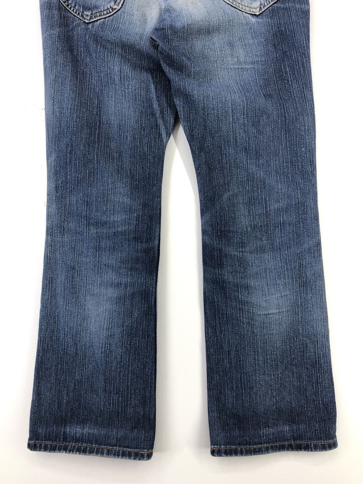 Lee Vintage Lee Rider Distressed Faded Blue Jeans Size US 31 - 16 Thumbnail