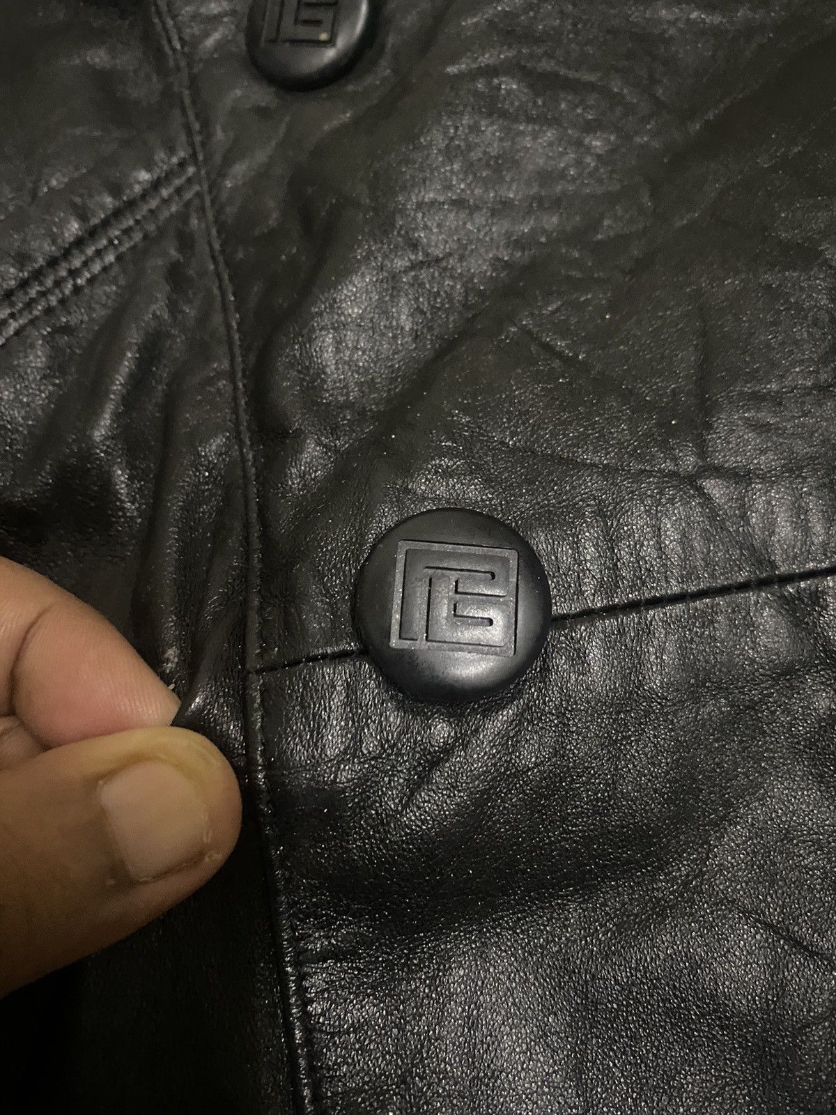 Pierre Balmain × Vintage Vintage Pierre Balmain Leather Jacket Size US S / EU 44-46 / 1 - 4 Thumbnail