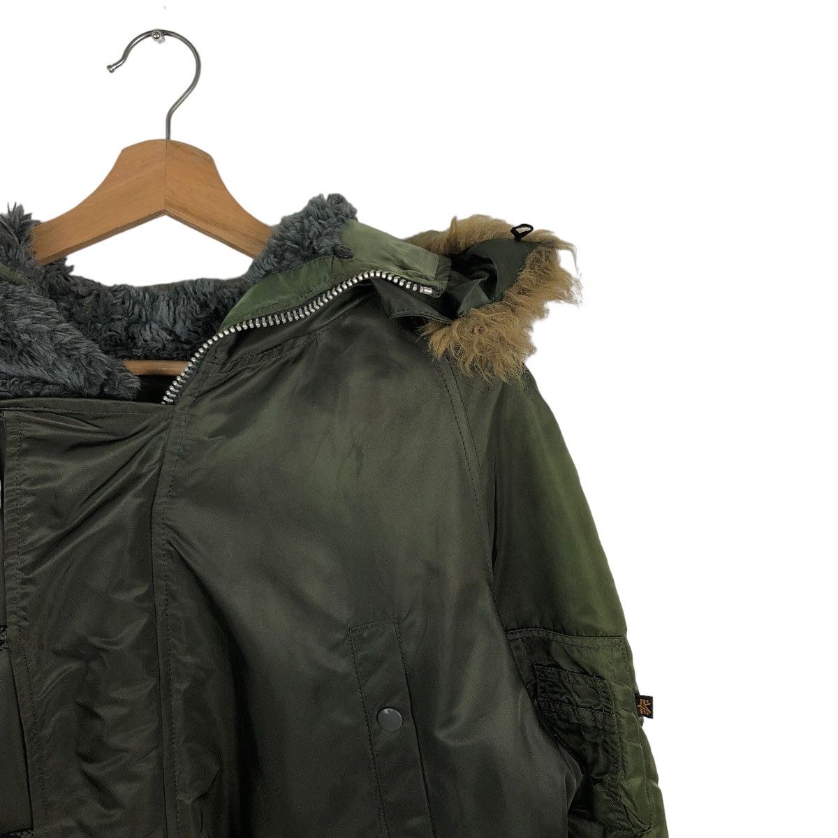 Alpha Industries 🔥Parka Jacket Alpha Industries Mink Fur Hoodie Size US S / EU 44-46 / 1 - 7 Thumbnail