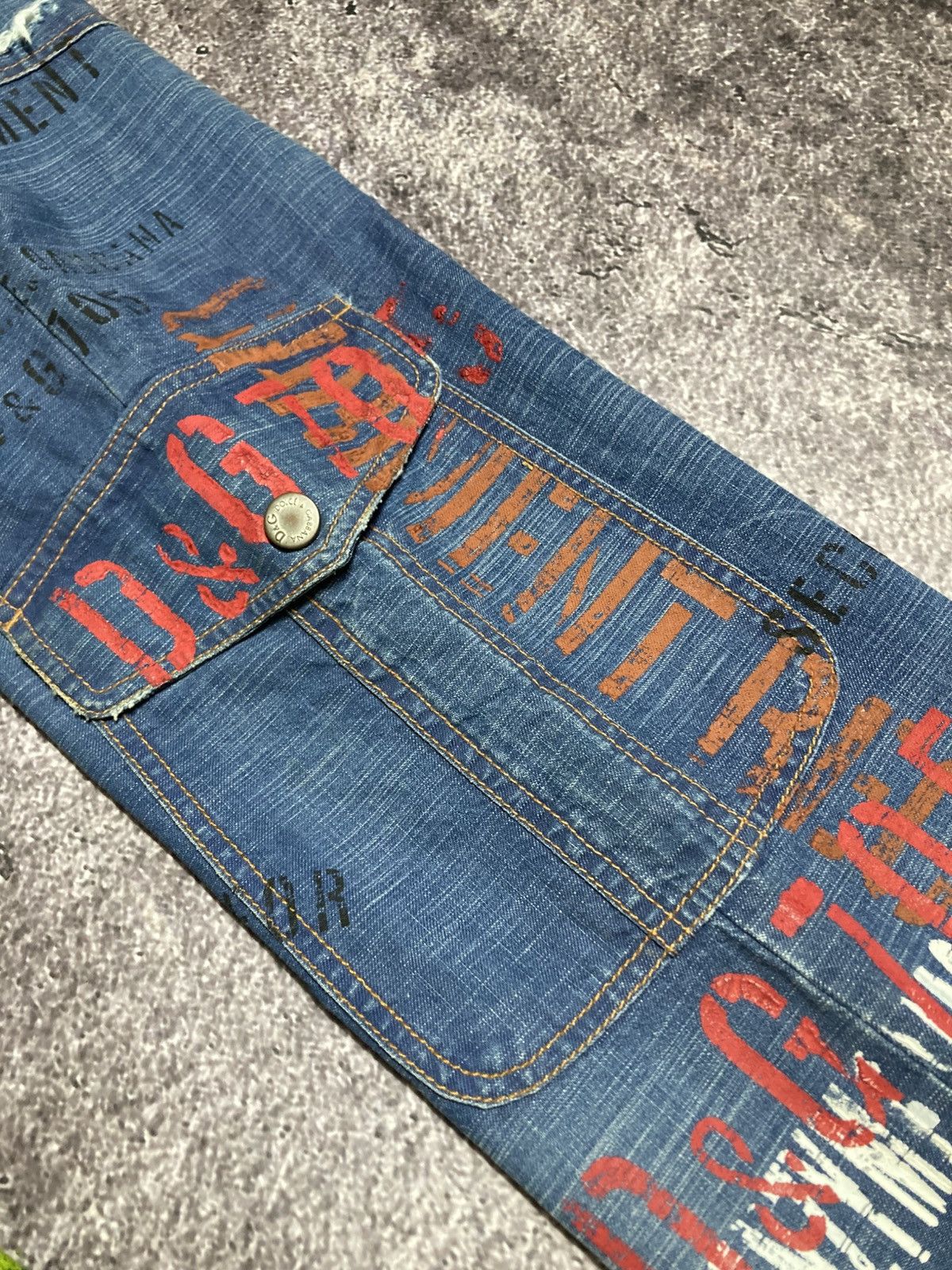 Dolce & Gabbana Vintage D&G Dolce Gabbana Cargo Pants Distressed Archive Size US 36 / EU 52 - 12 Thumbnail