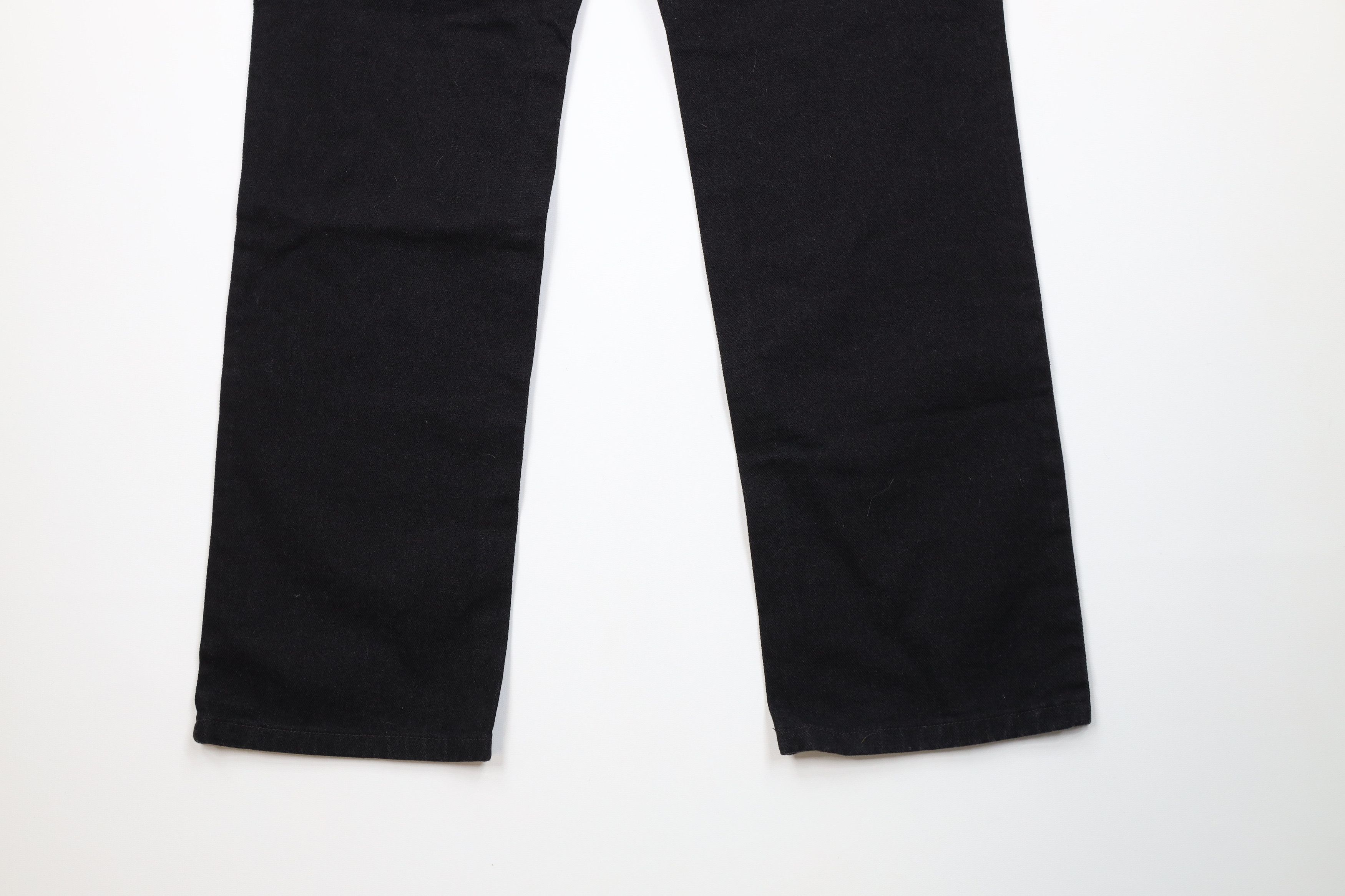 Vintage Deadstock Vintage 90s Streetwear Leg Denim Jeans Black Size US 36 / EU 52 - 11 Thumbnail
