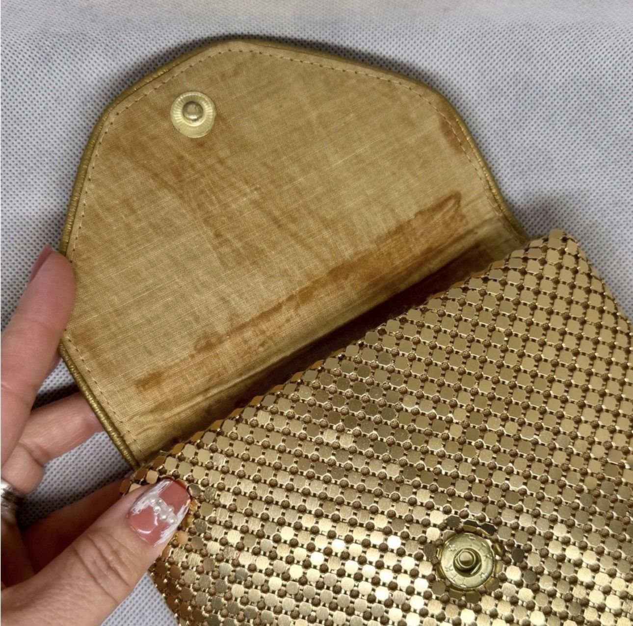 Other Vintage Gold Sequin Women's Bag Size ONE SIZE - 7 Thumbnail
