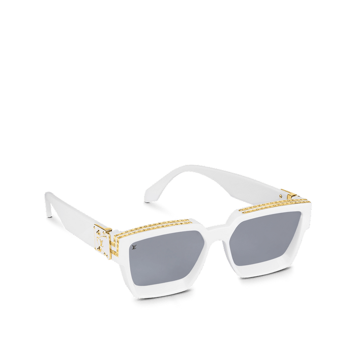 Louis Vuitton Cyclone Metal Sunglasses, Silver, One Size