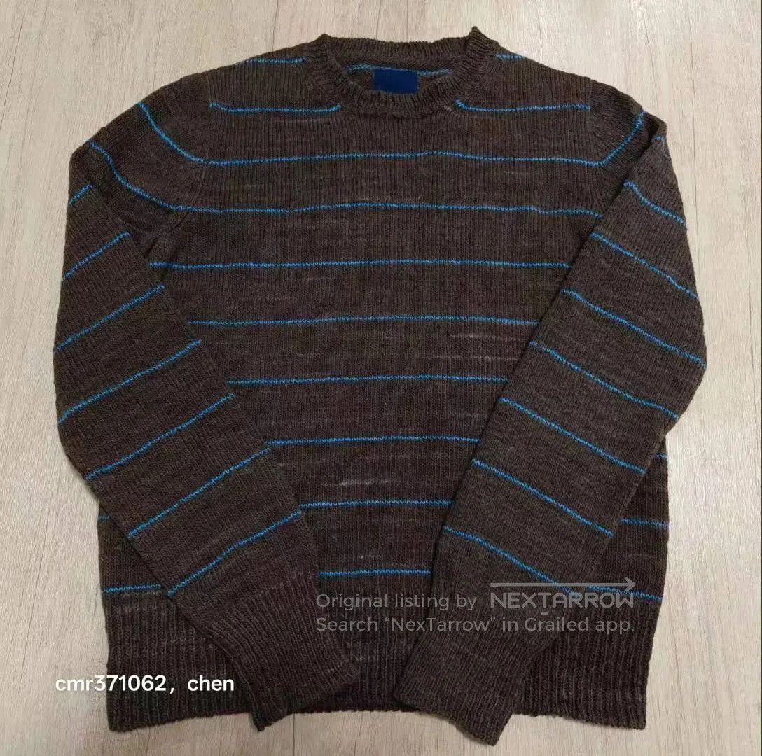 Visvim Brown Striped Long Sleeve Sweater - Size S. Size US S / EU 44-46 / 1 - 2 Thumbnail