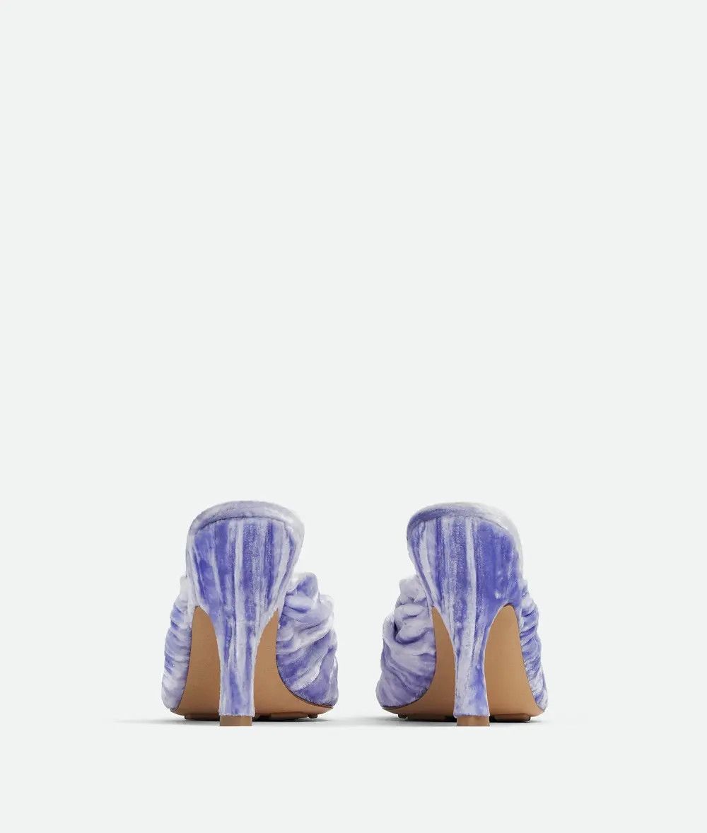 Bottega Veneta o1n1vont1225 Bunnie Mules in Purple Size US 8 / IT 38 - 3 Thumbnail