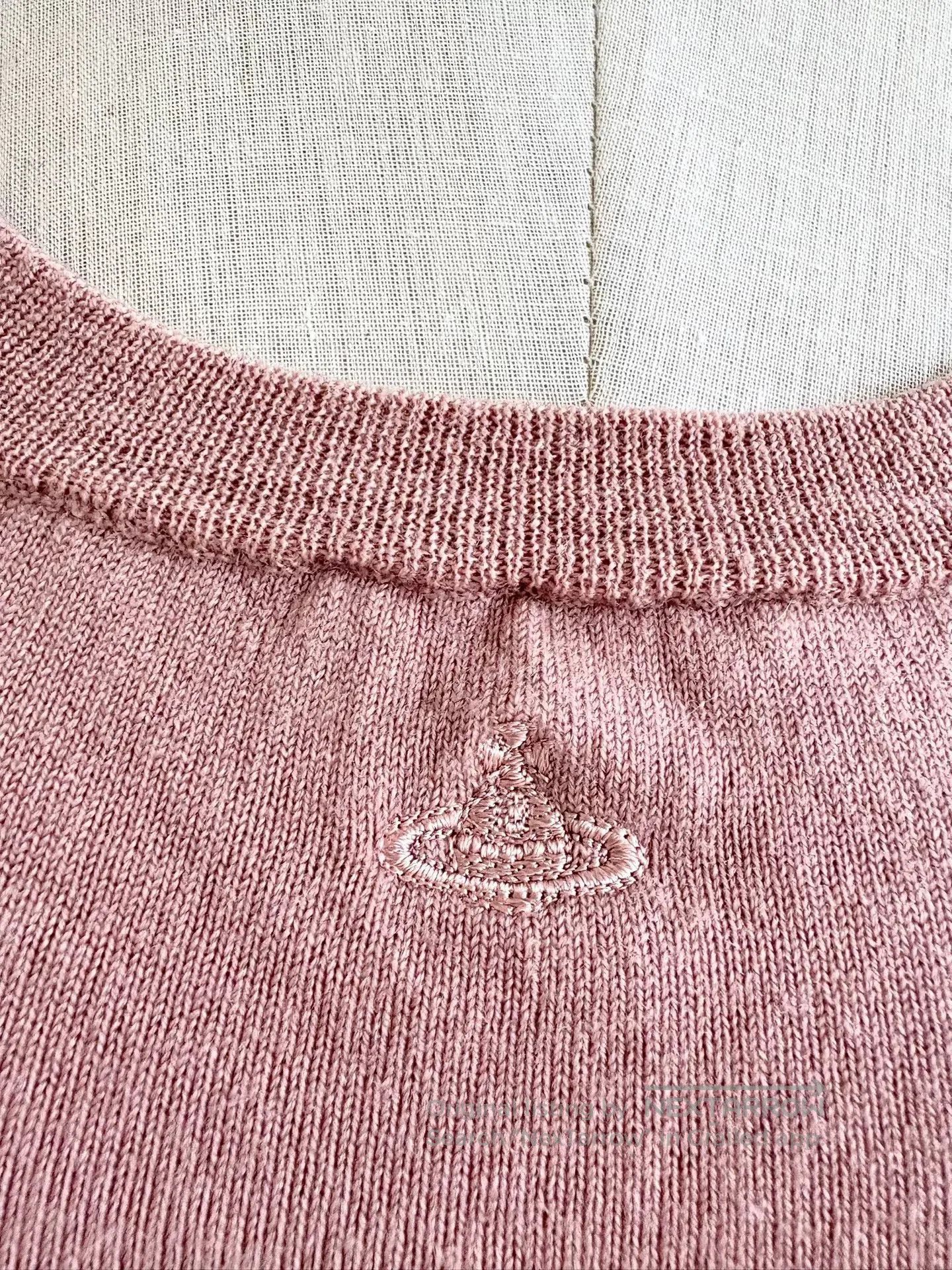 Vivienne Westwood Vivienne Westwood Vintage Pink Saturn Knit Dress. Size M / US 6-8 / IT 42-44 - 3 Thumbnail