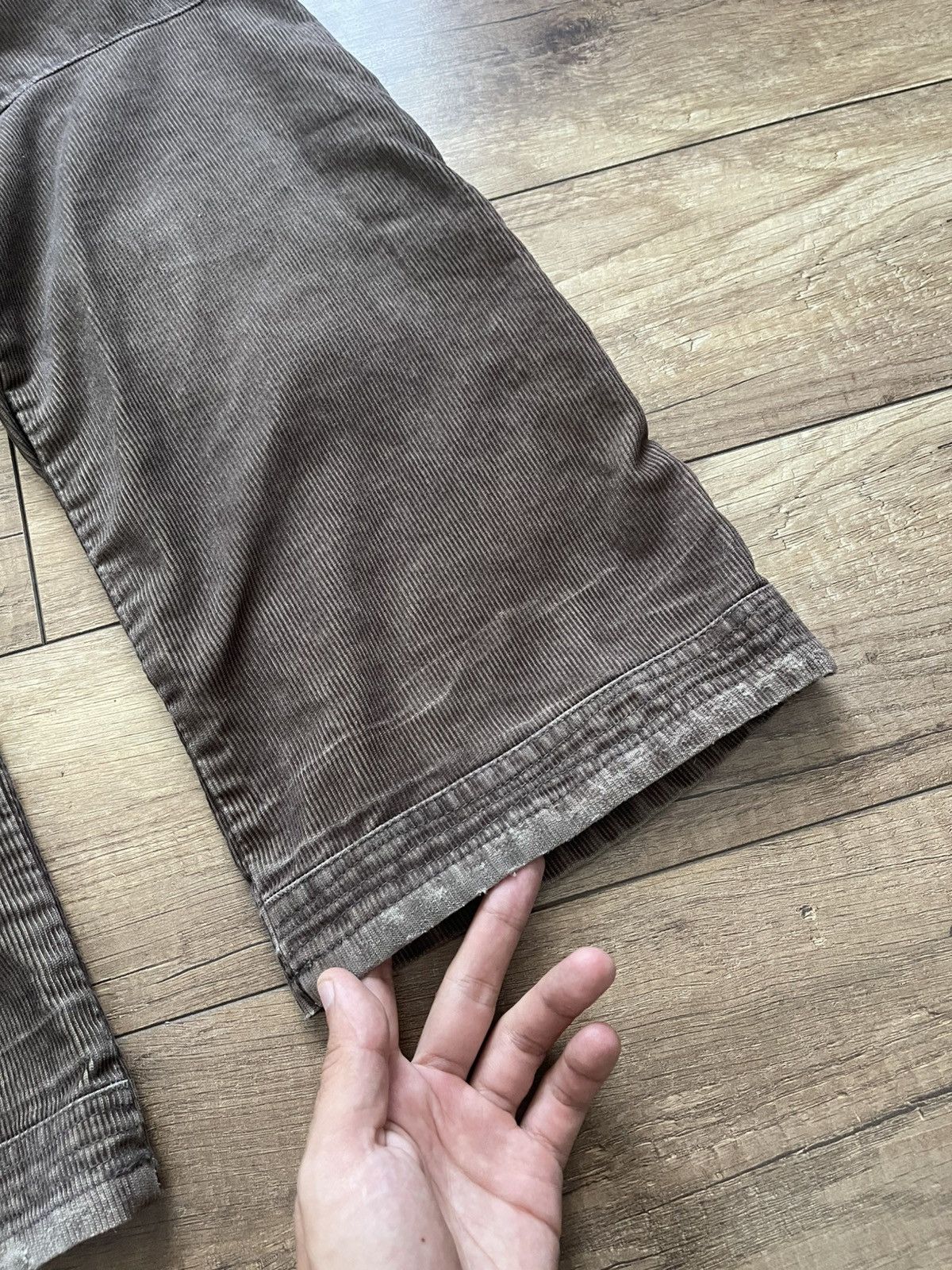 G-Star G Star Raw Vintage Cargo Velvet Pants Big Logo Size US 31 - 18 Thumbnail
