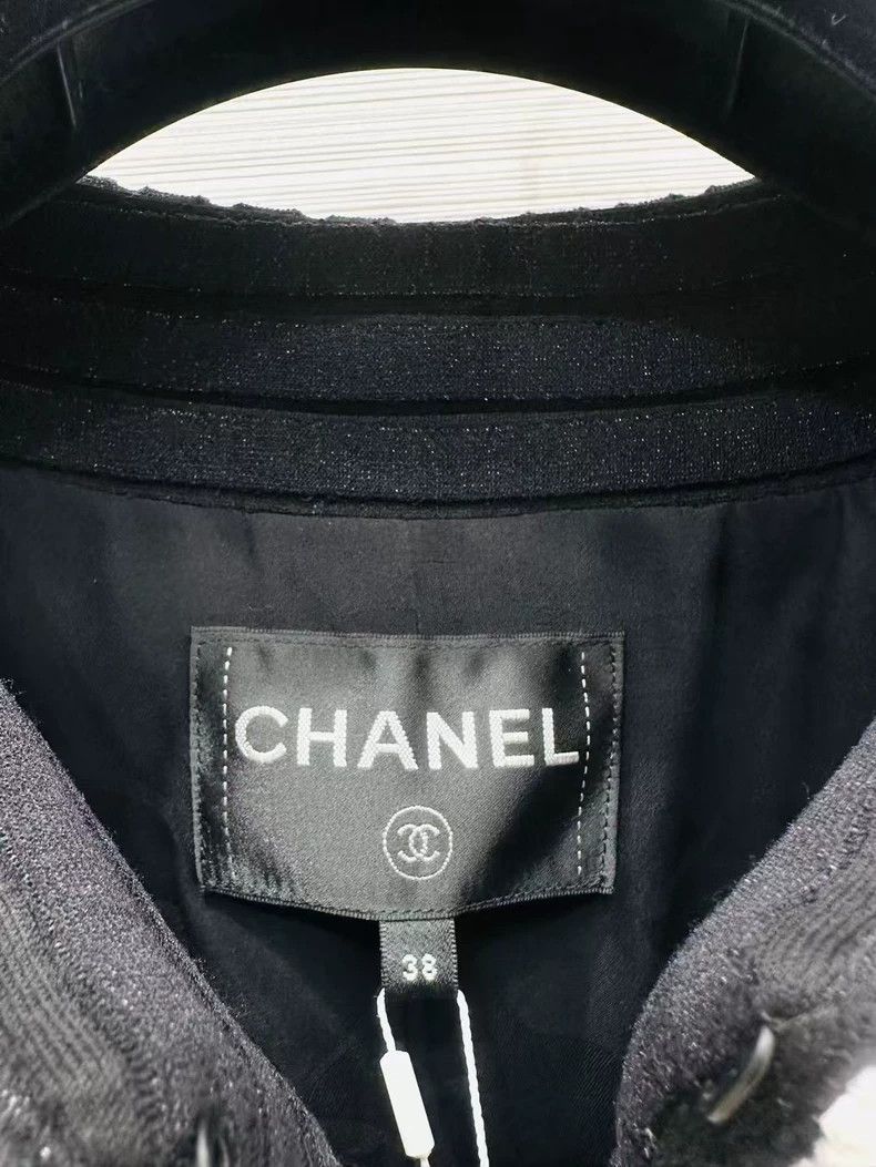 Chanel Chanel Early Spring Series Black and White Contrast Coat Size XS / US 0-2 / IT 36-38 - 5 Thumbnail