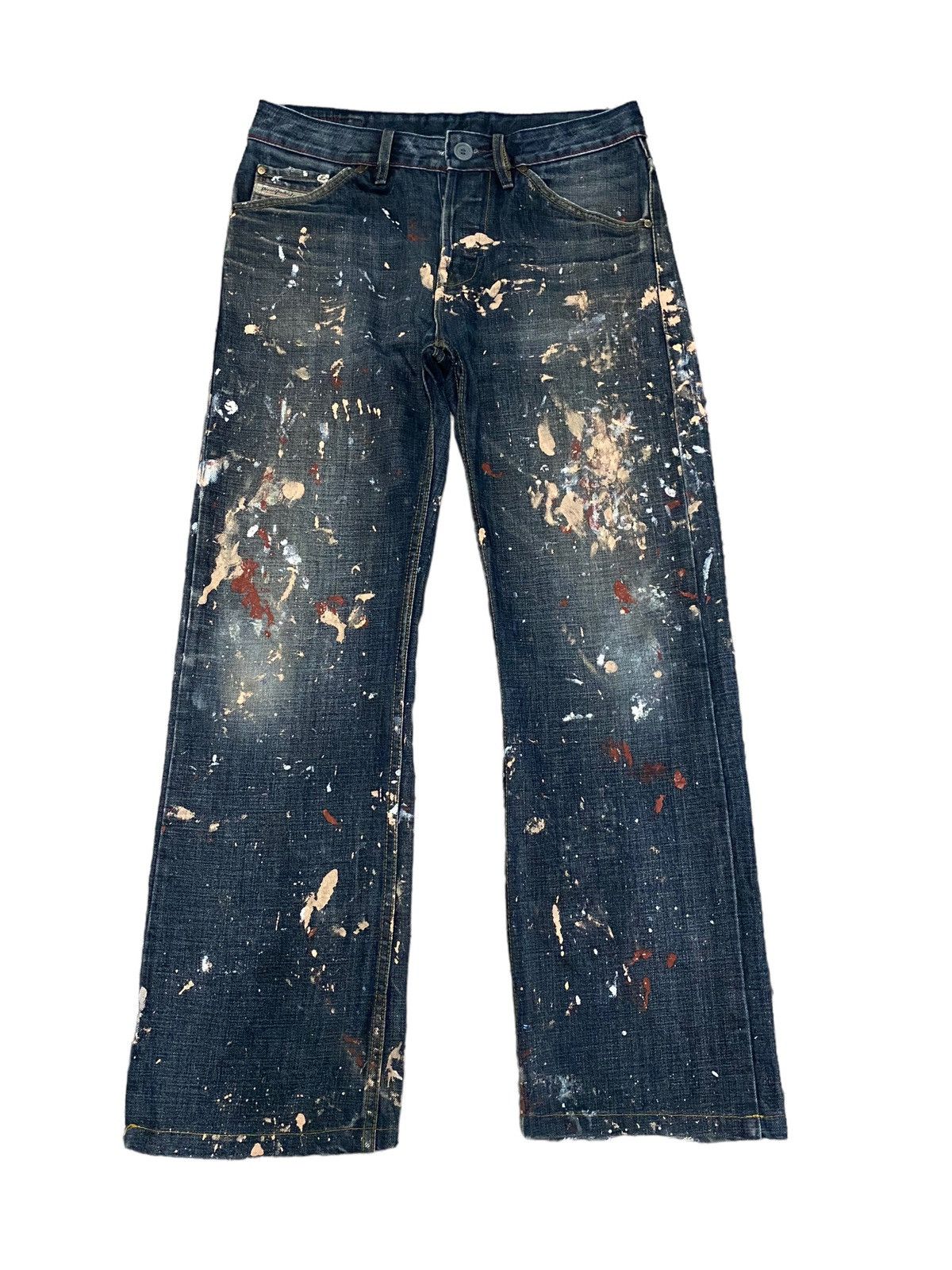 Diesel Diesel painted jeans Size US 32 / EU 48 - 1 Thumbnail