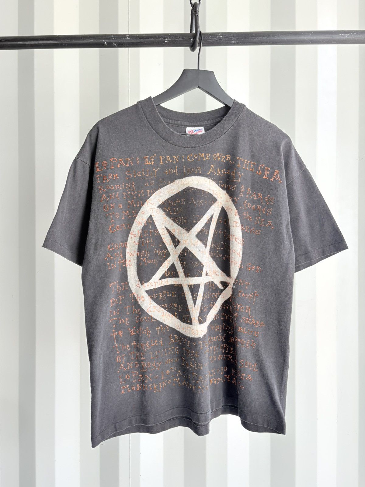 Band Tees Vintage Mosquitohead Pentagram Faded Distressed Shirt Grunge Size US XL / EU 56 / 4 - 1 Thumbnail