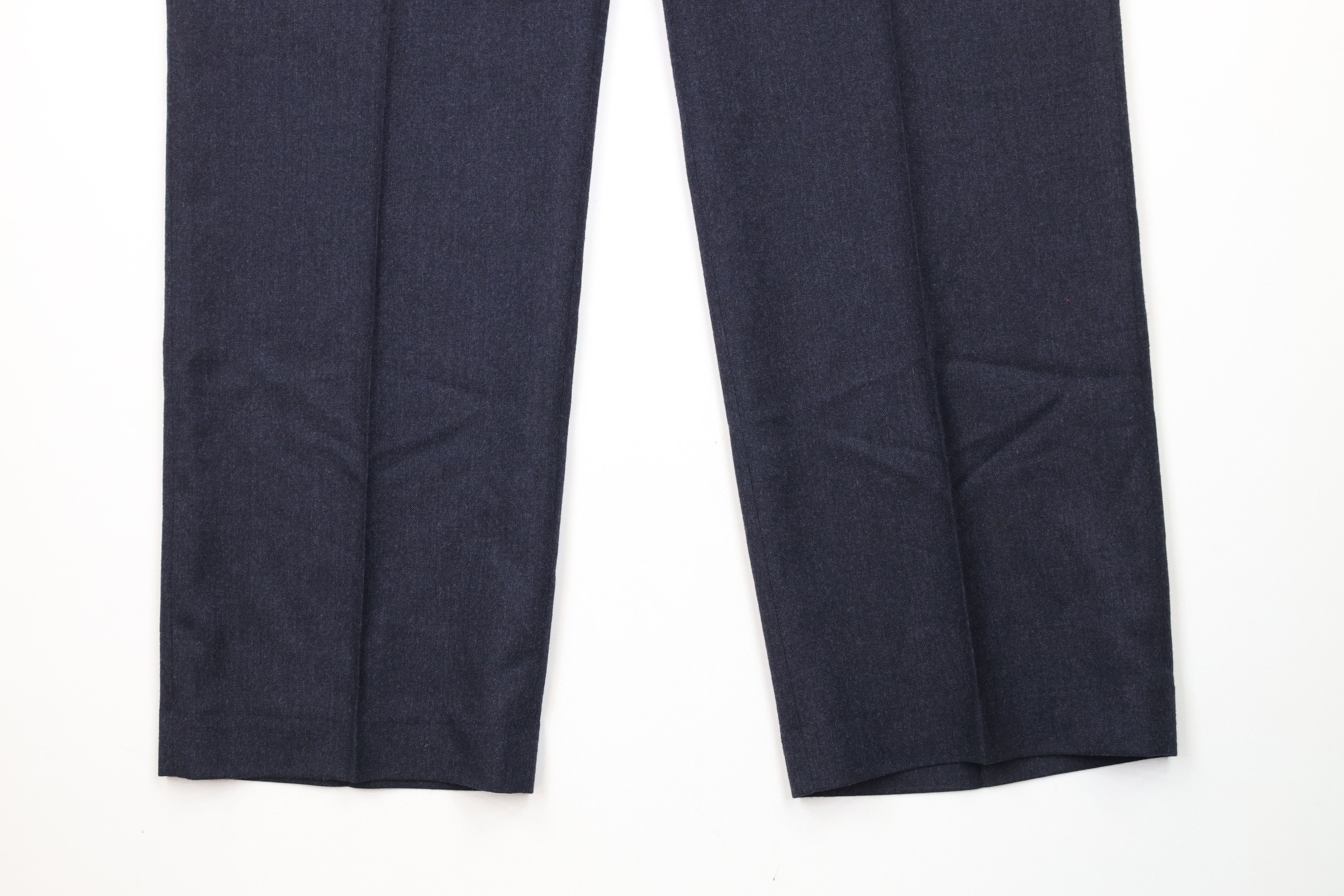 Vintage Vintage 70s Streetwear Flared Wide Leg Chino Pants Blue USA Size US 36 / EU 52 - 4 Thumbnail