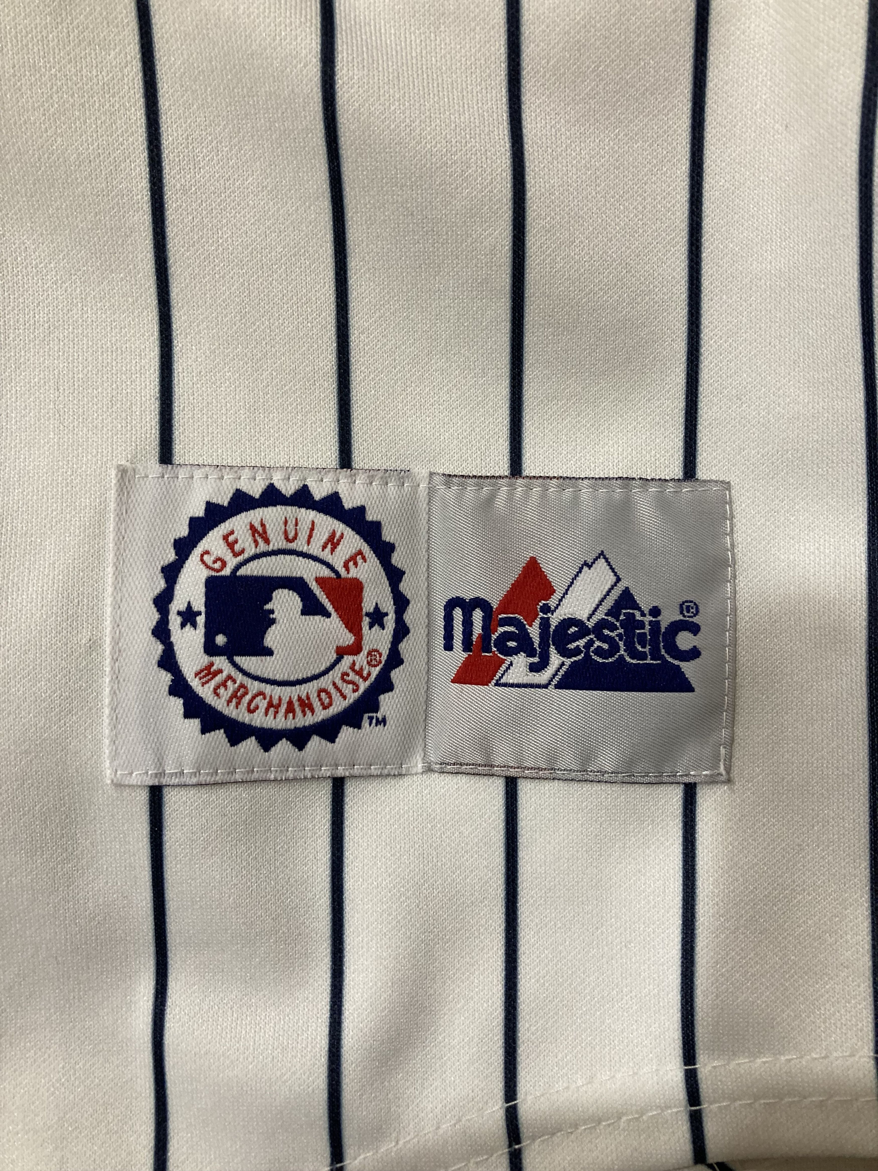 MLB Vintage New York Yankees MLB Majestic Pinstripe Jersey Size US M / EU 48-50 / 2 - 8 Thumbnail