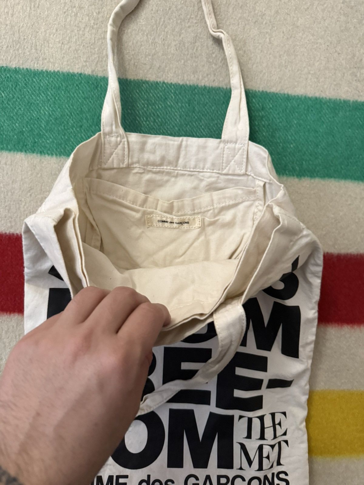 Comme des Garcons 2017 Met Metropolitan Museum Comme Des Garçon CDG Tote Bag Size ONE SIZE - 8 Thumbnail
