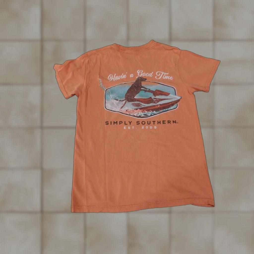 Comfort Colors comfort colors t shirt Mens small orange dog jet ski traditional Size US S / EU 44-46 / 1 - 1 Thumbnail