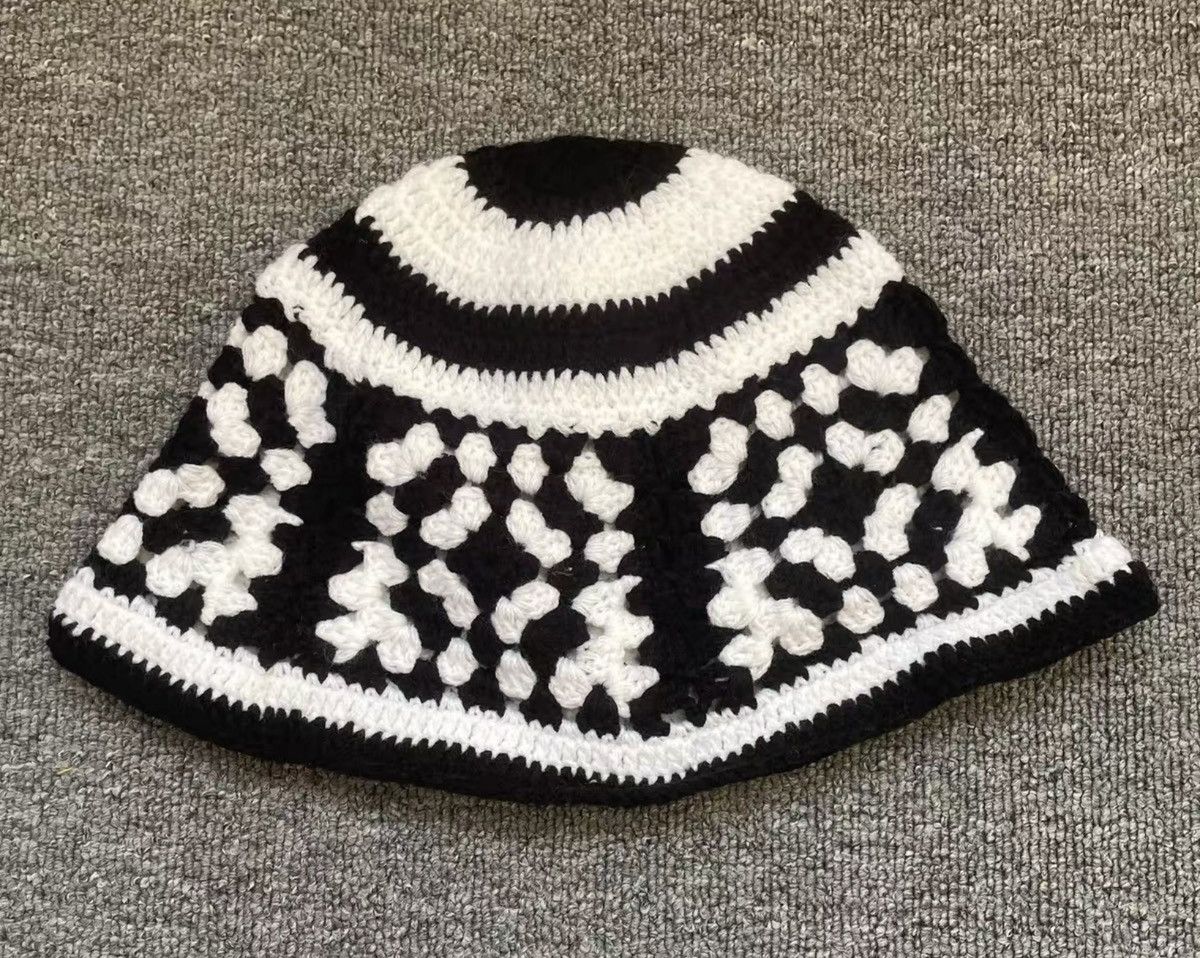Billionaire Boys Club BBC ICECREAM Openwork Knitted Bucket Hat Size ONE SIZE - 3 Thumbnail