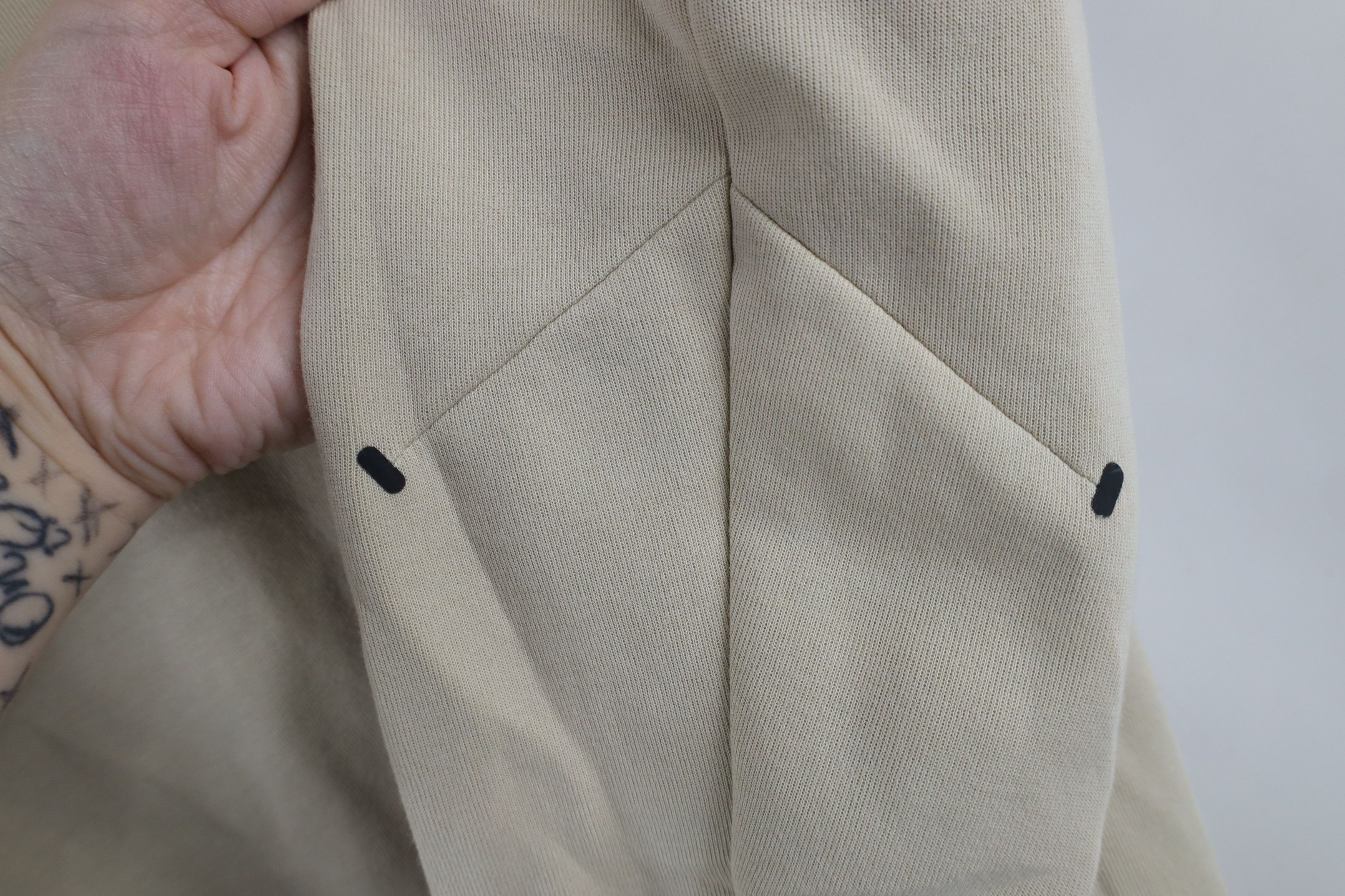 Nike × Vintage Nike Sportswear Tech Fleece Full Zip Hoodie Sweatshirt Beige Size S / US 4 / IT 40 - 10 Thumbnail