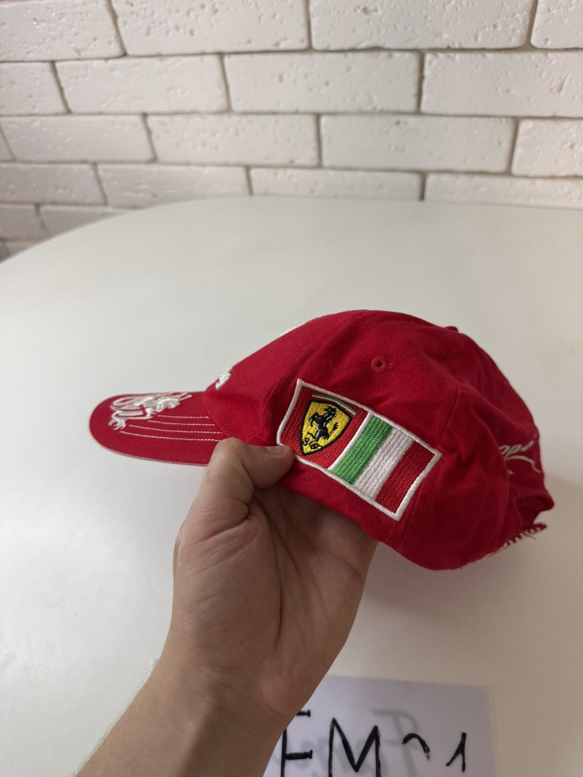 Vintage Ferrari vintage cap hat Size ONE SIZE - 5 Thumbnail