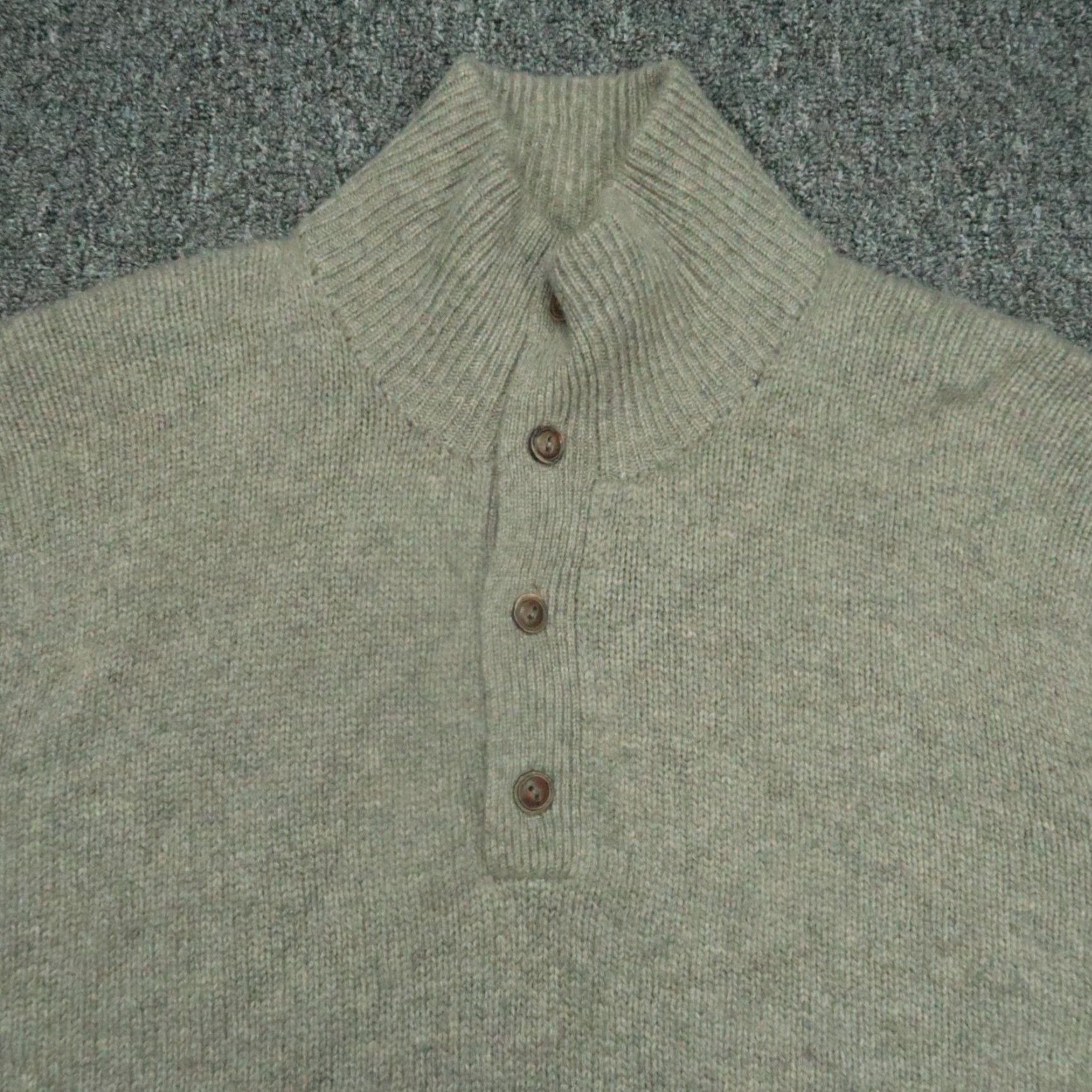 Polo Ralph Lauren Polo Ralph Lauren Sweater Mens XL Brown Cashmere High Neck Long Sleeve Pullover Knit Winter Fall Regular Men's Size US XL / EU 56 / 4 - 2 Thumbnail