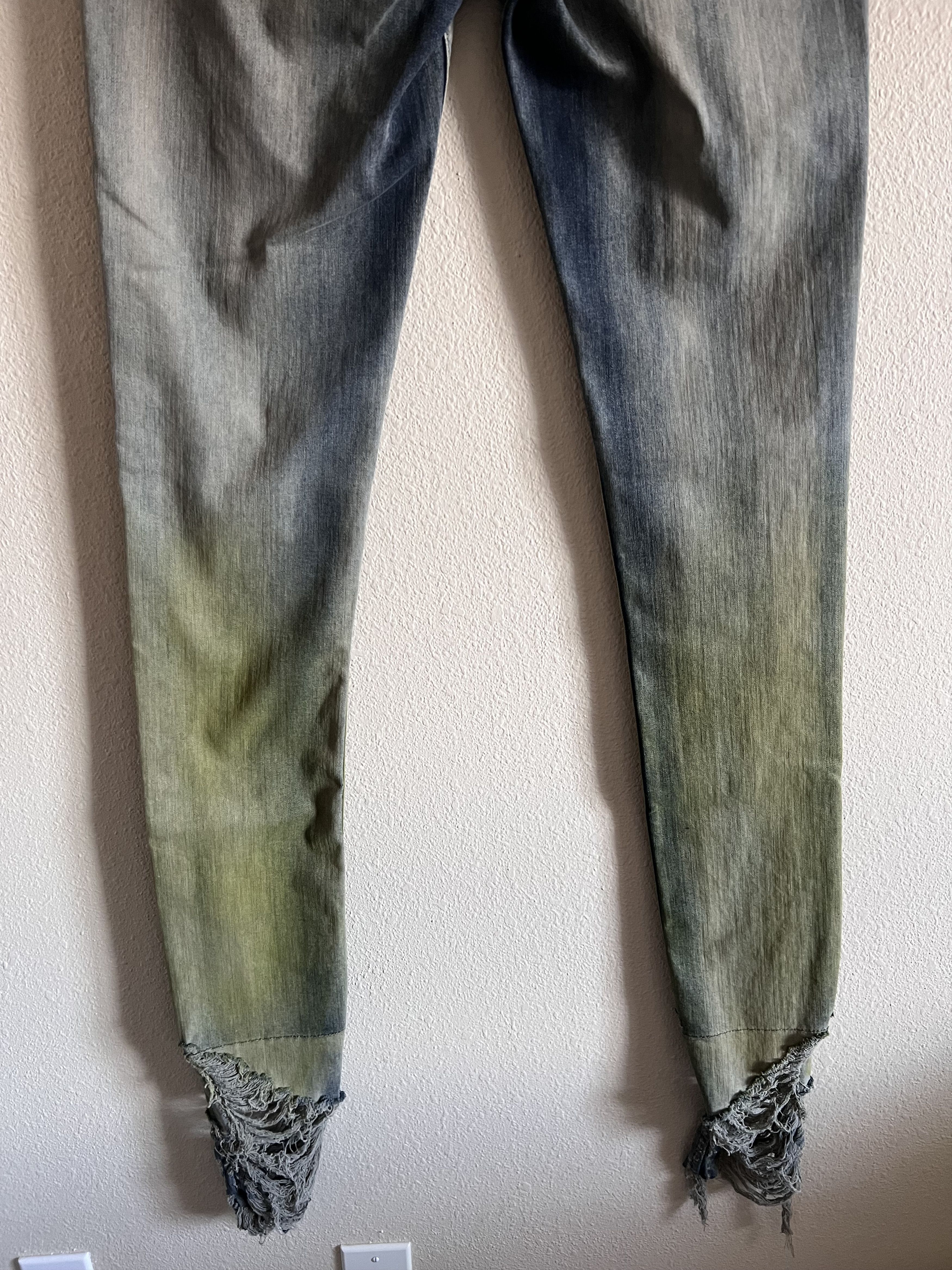 Rick Owens Rick Owens Tyrone Cut Jeans in Pearl Acid Degrade Size US 33 - 7 Thumbnail