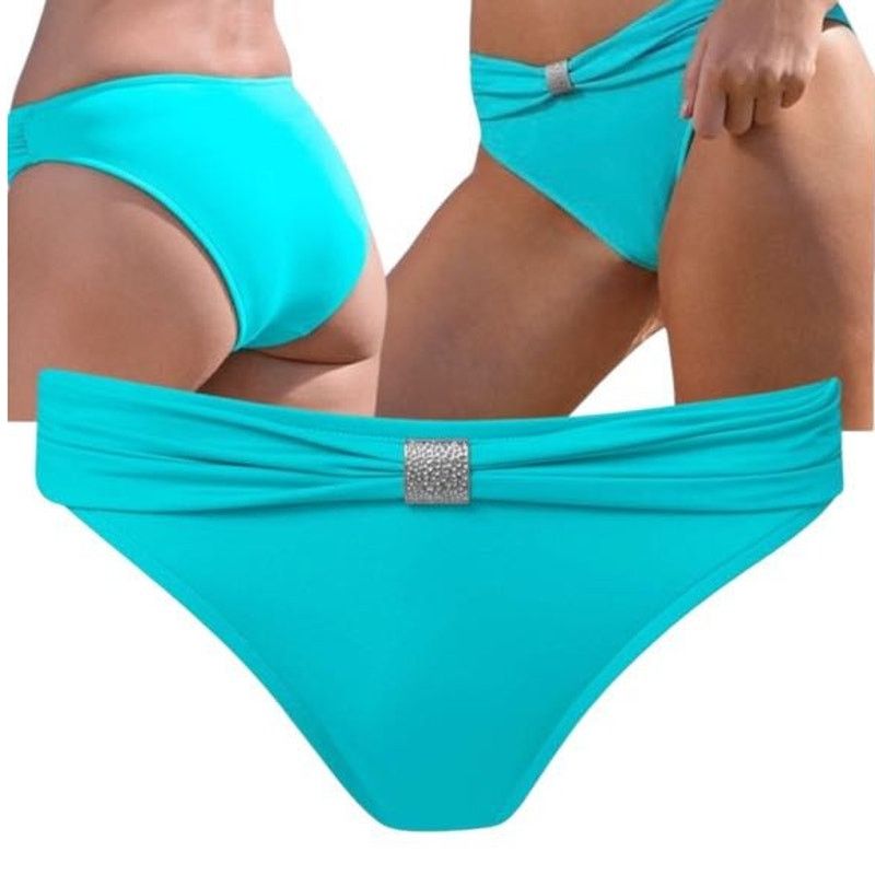 Other Venus Goddess Moderate Swim Bottom Aqua Reef Sz10 Mid Rise Size L / US 10 / IT 46 - 10 Thumbnail