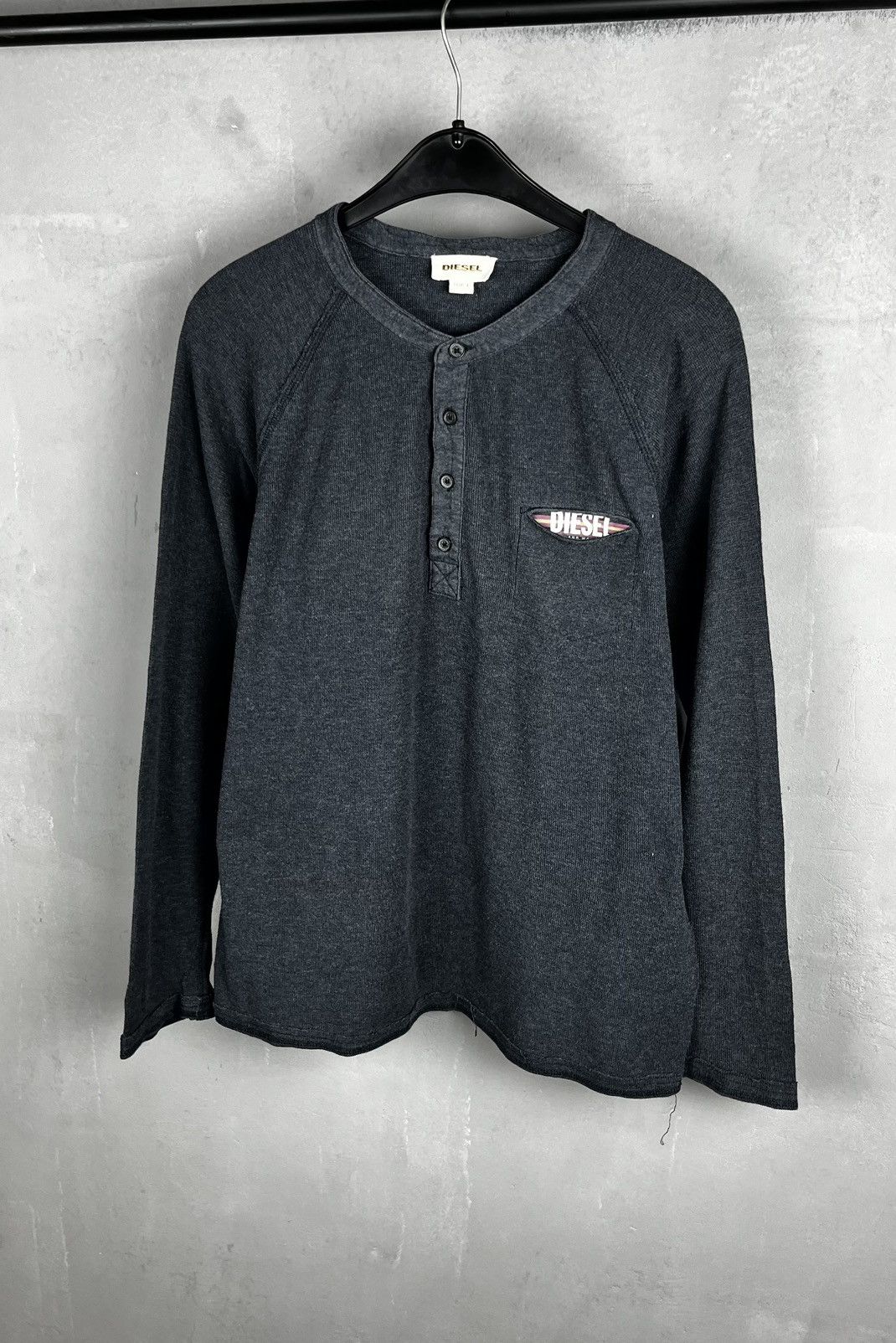Diesel Diesel long sleeve vintage avant garde style Size US L / EU 52-54 / 3 - 1 Thumbnail