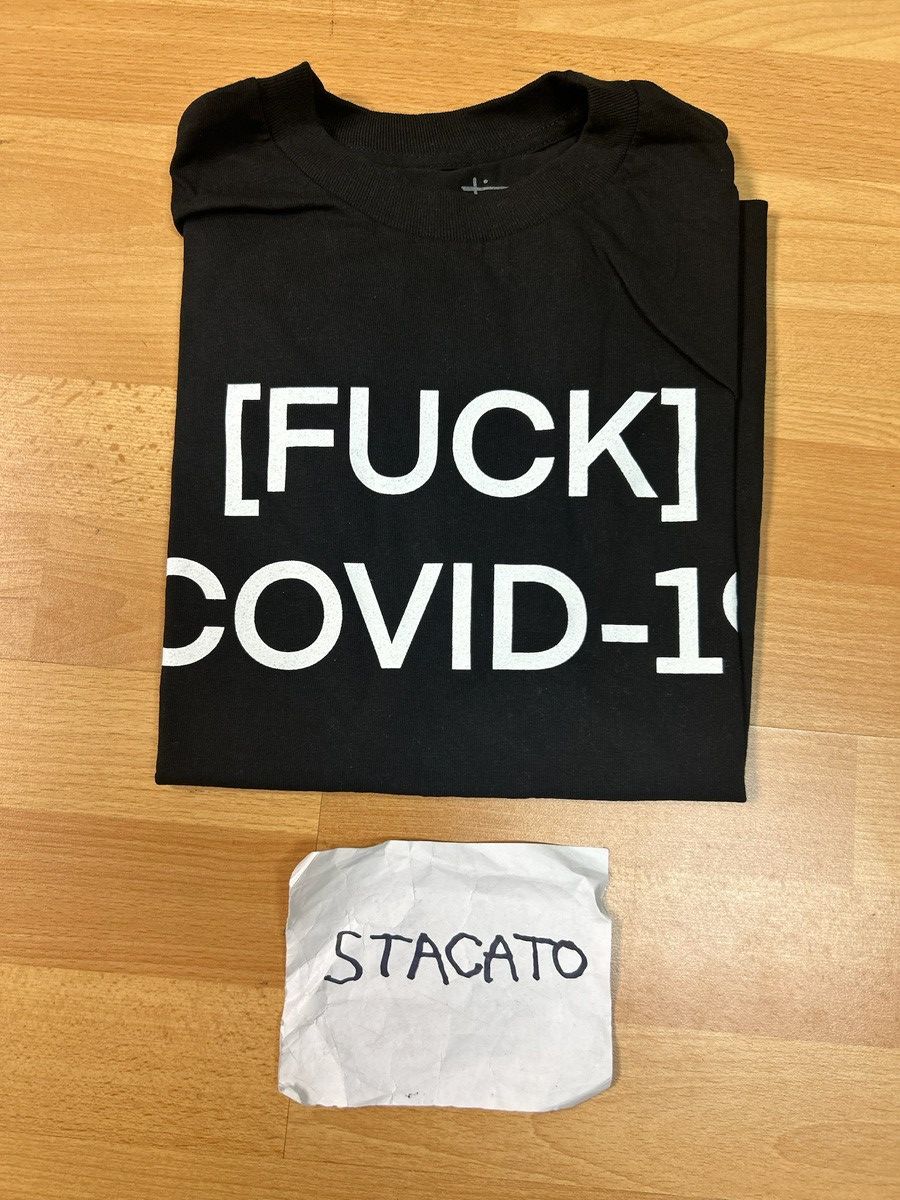 Gnarcotic × Rap Tees Gnarcotic Lil Gnar Fuck COVID-19 Tee Black Size US M / EU 48-50 / 2 - 7 Thumbnail