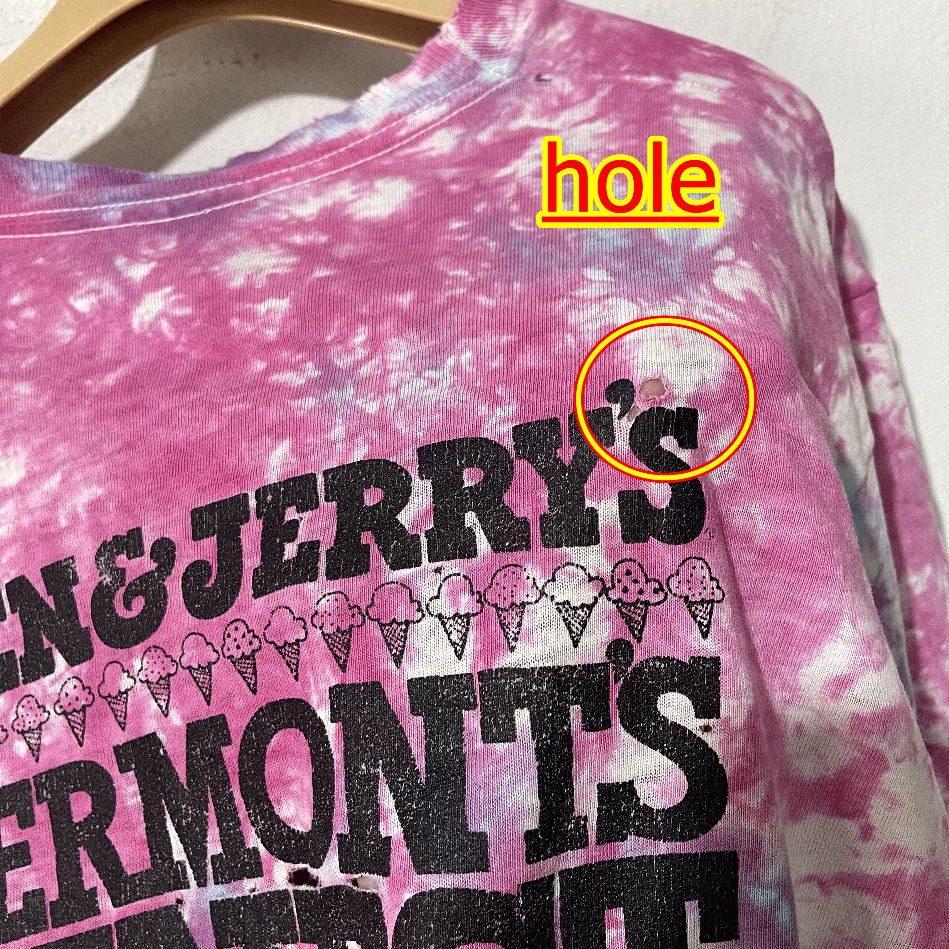 Grateful Dead Vintage 90s Cherry Garcia Ben & Jerrys Tie Dye Shirt Size US L / EU 52-54 / 3 - 9 Thumbnail