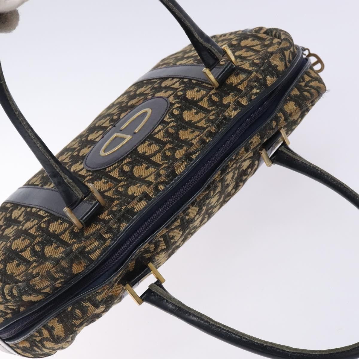 Dior DIOR Trotter Canvas Hand Bag Navy Size ONE SIZE - 6 Thumbnail