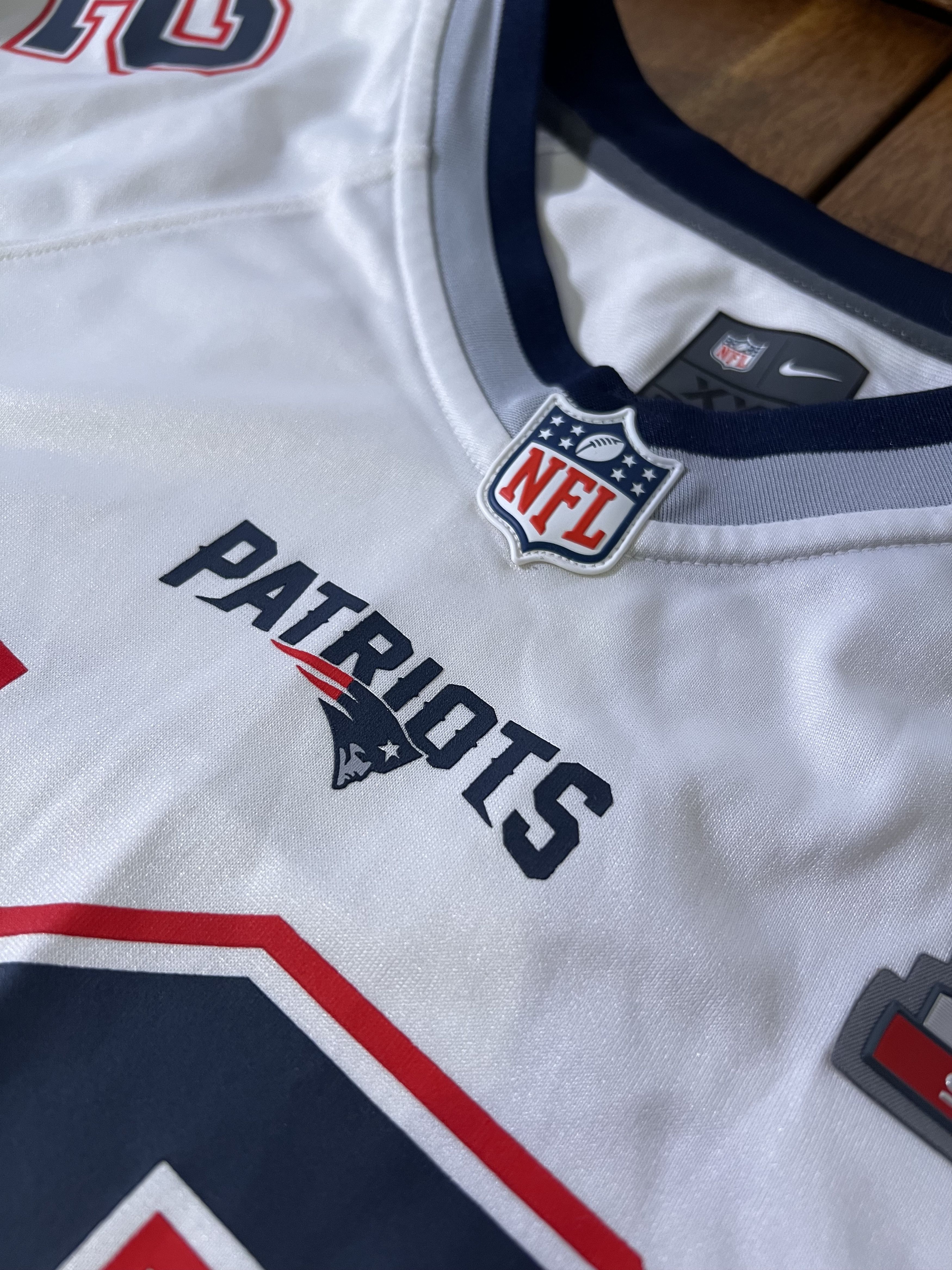 Nike Nike Tom Brady NE Patriots Super Bowl LI Game White Jersey Size US XXL / EU 58 / 5 - 5 Thumbnail