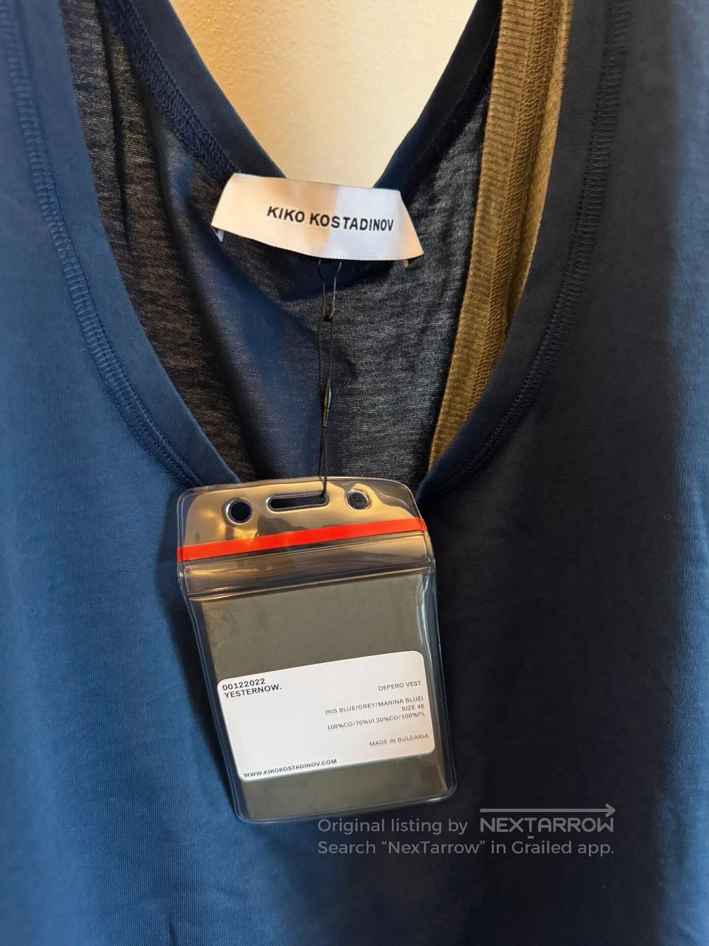 Kiko Kostadinov Kiko Kostadinov Depero Structured Vest. Size US S / EU 44-46 / 1 - 3 Thumbnail
