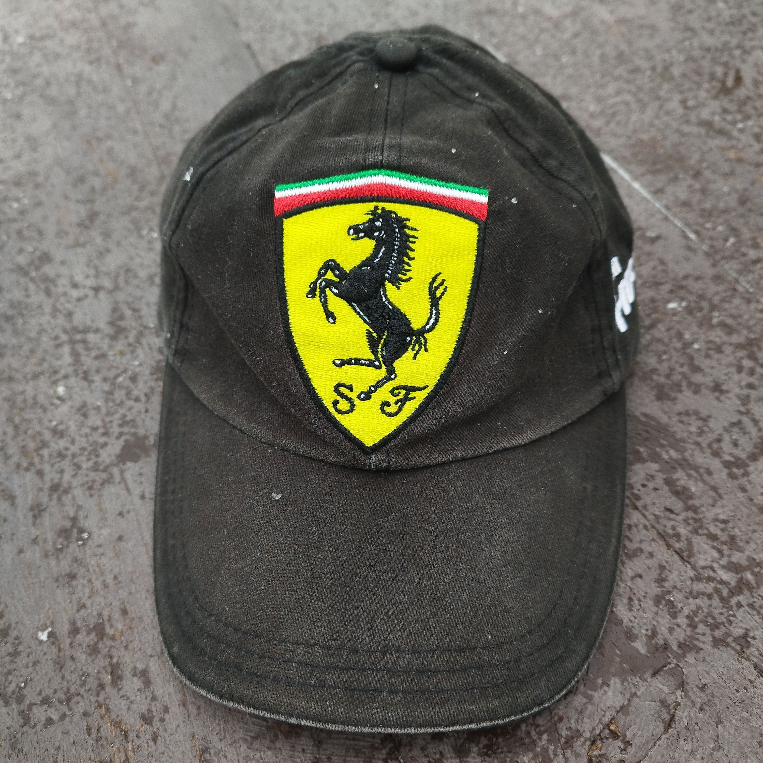 Ferrari Vintage Ferrari F1 Racing Cap - Shell Helix Sponsor one size Size ONE SIZE - 2 Thumbnail