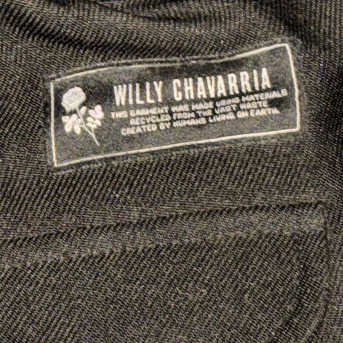 Willy Chavarria Willy Chavarria black wide leg joggers Size US 32 / EU 48 - 6 Thumbnail
