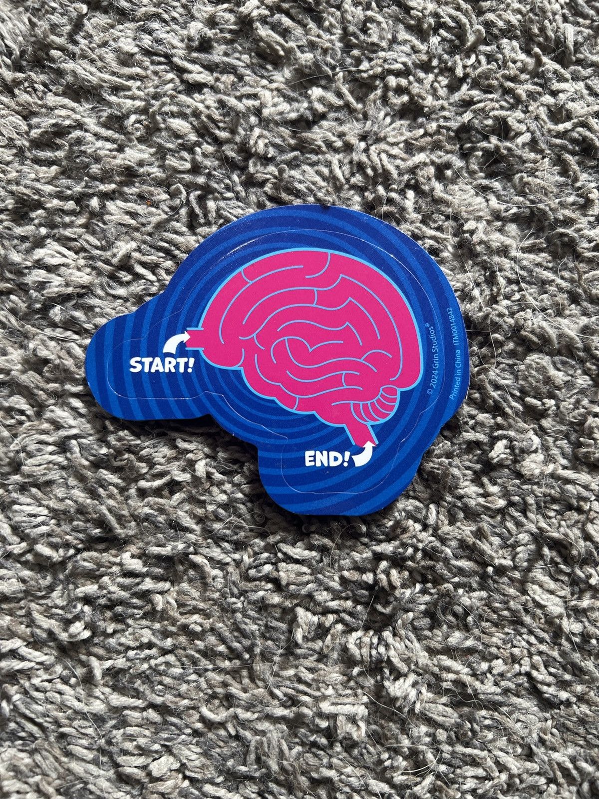 Hypebeast 2024 Grin Studios Brain Maze Sticker Size ONE SIZE - 1 Thumbnail