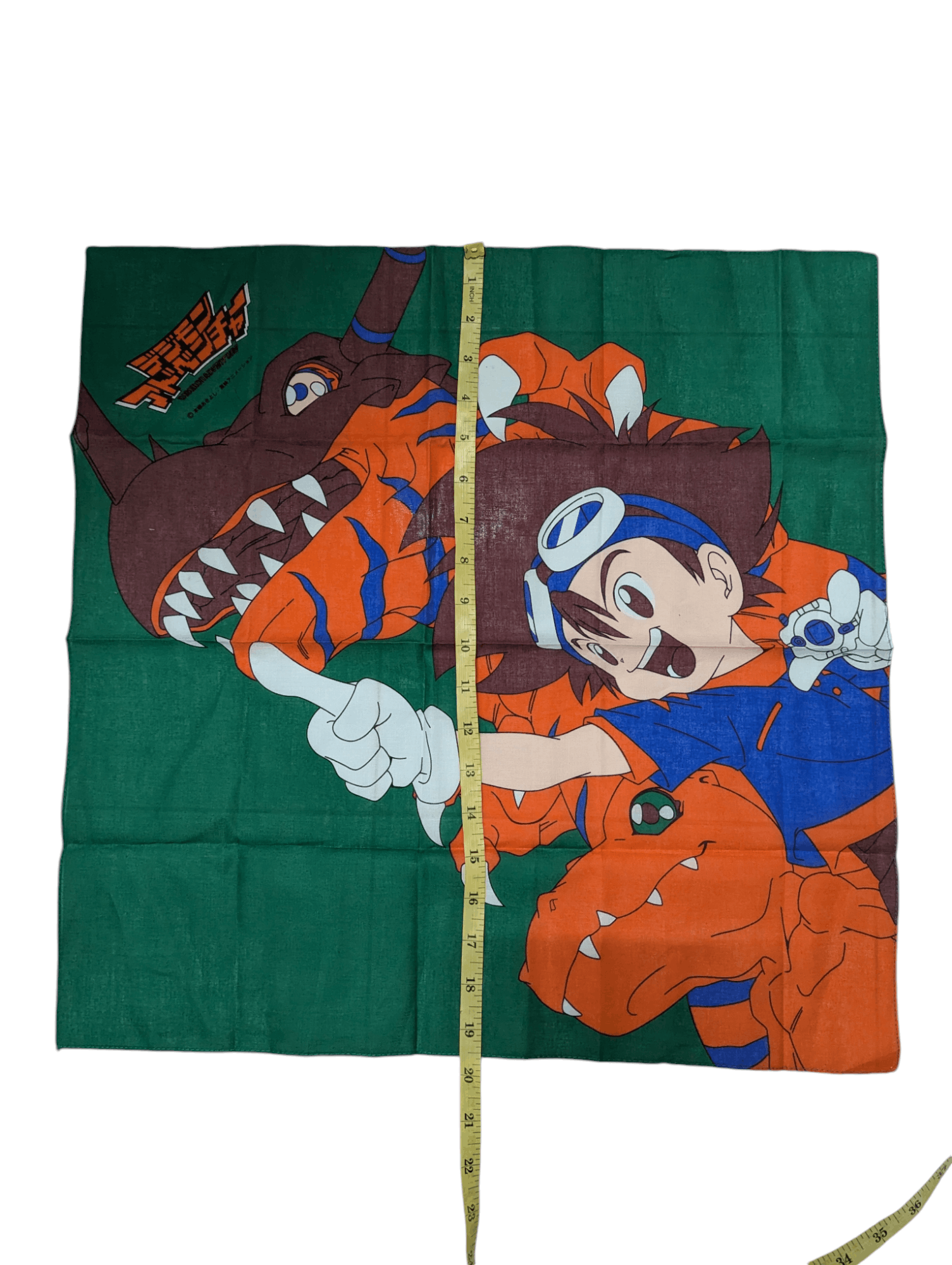Anime × Japanese Brand Digimon Agumon Wargreymon Anime Cartoon Handkerchief Size ONE SIZE - 5 Thumbnail